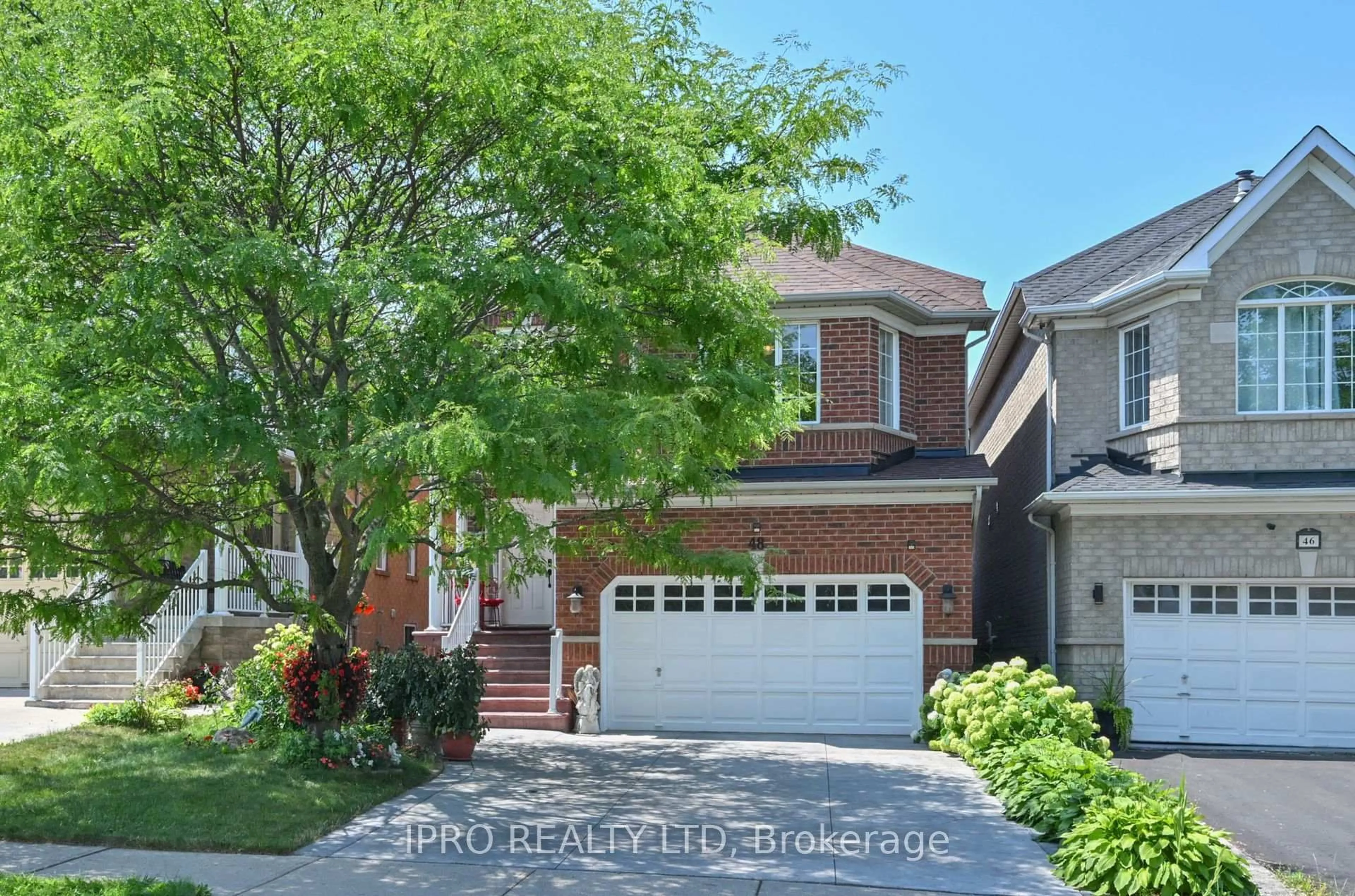 Home with brick exterior material, street for 48 Albright Rd, Brampton Ontario L6X 5C8