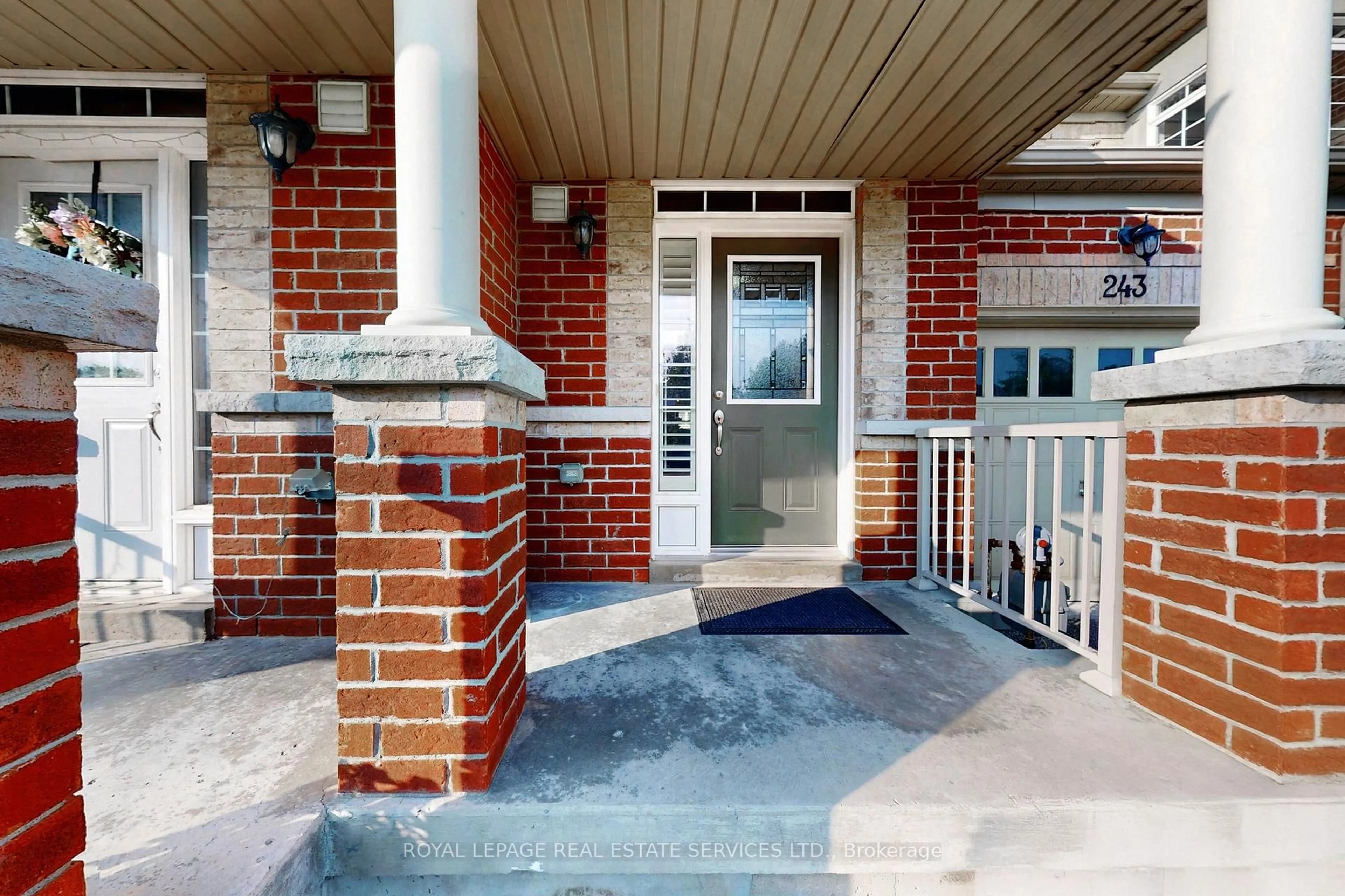 Home with brick exterior material, street for 243 Thompson Rd, Orangeville Ontario L9W 5T9