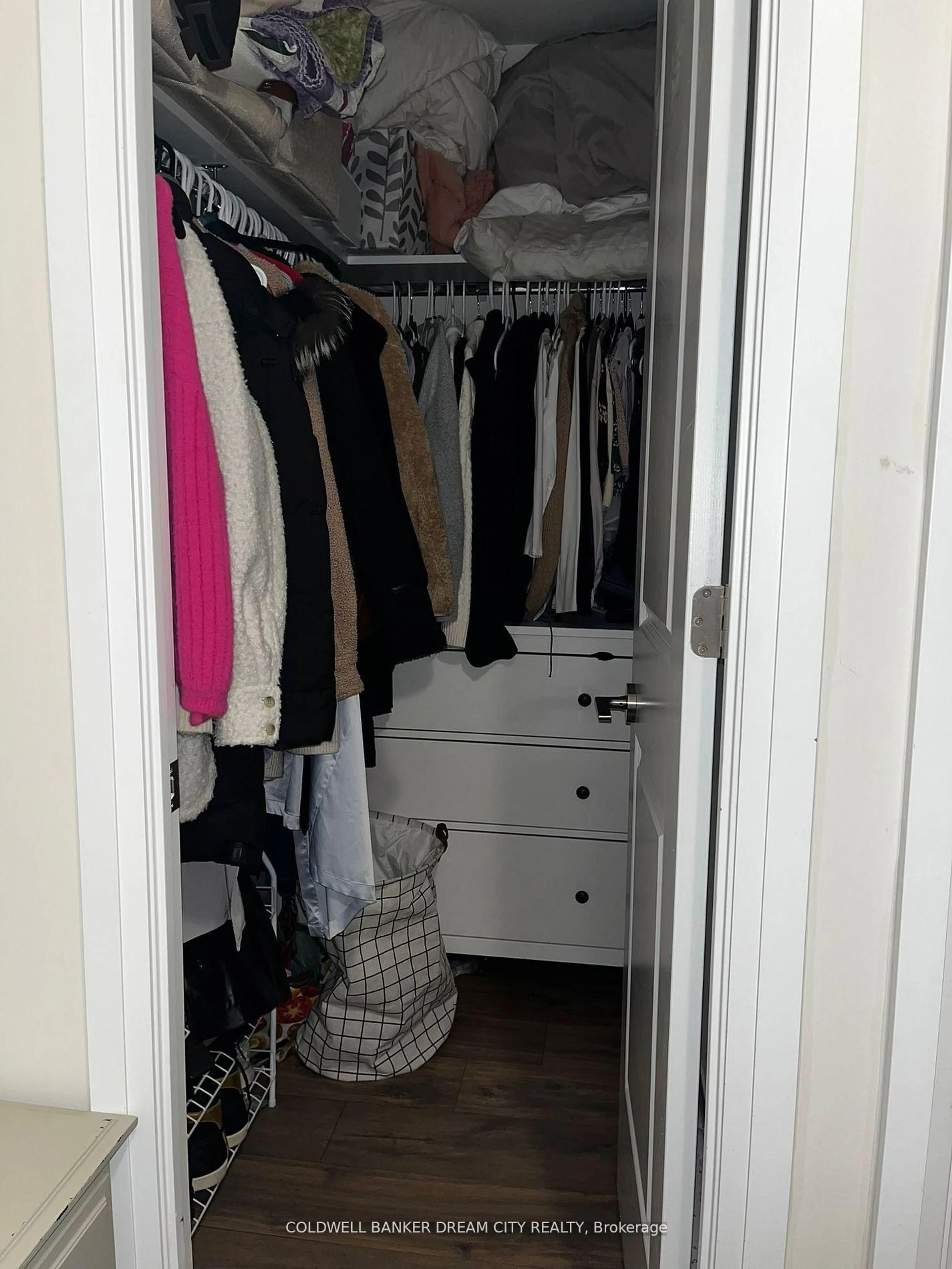 Storage room or clothes room or walk-in closet for 50 Thomas Riley Rd #1507, Toronto Ontario M9B 0C5