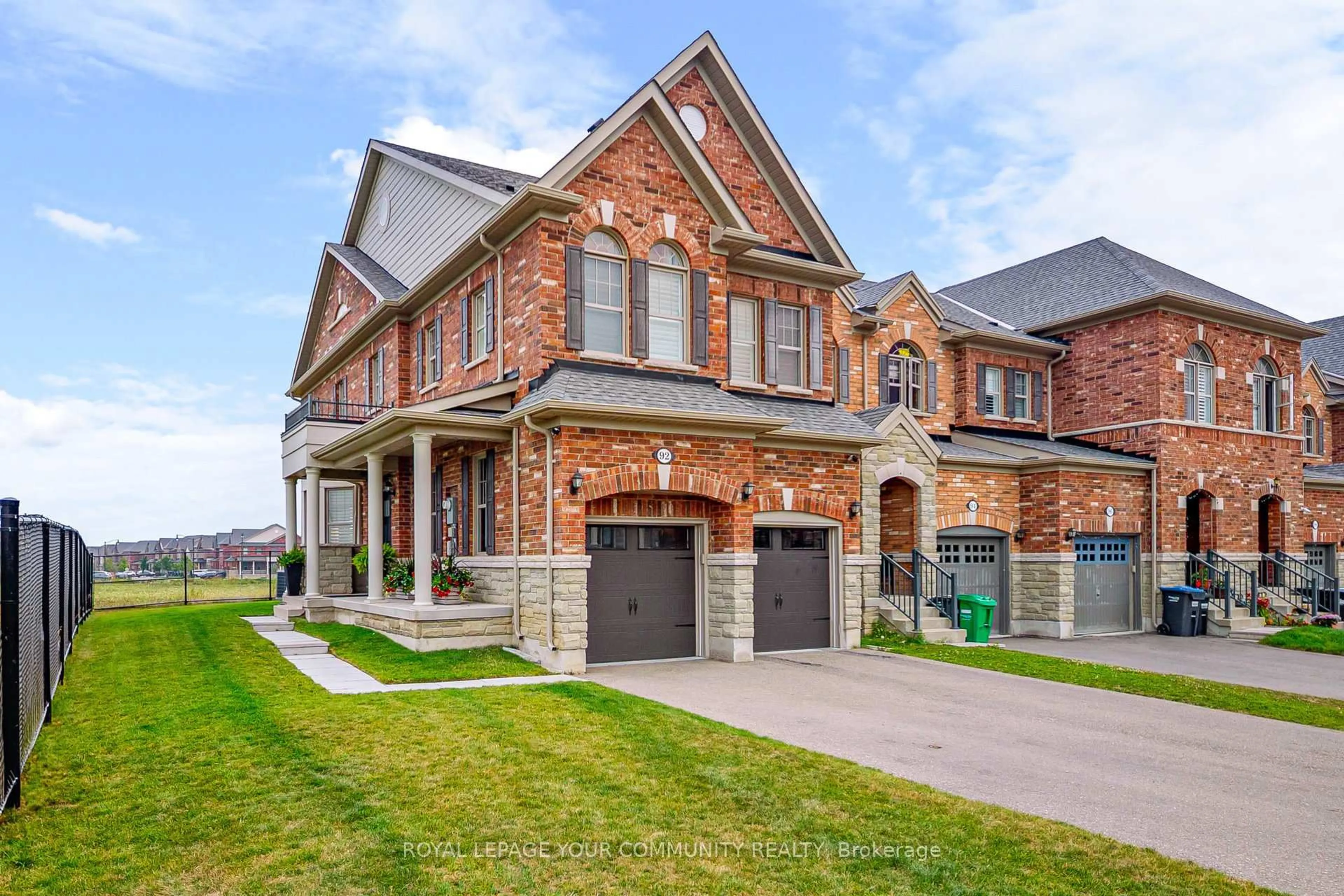 Home with brick exterior material, street for 92 Padbury Tr, Brampton Ontario L7A 4V4