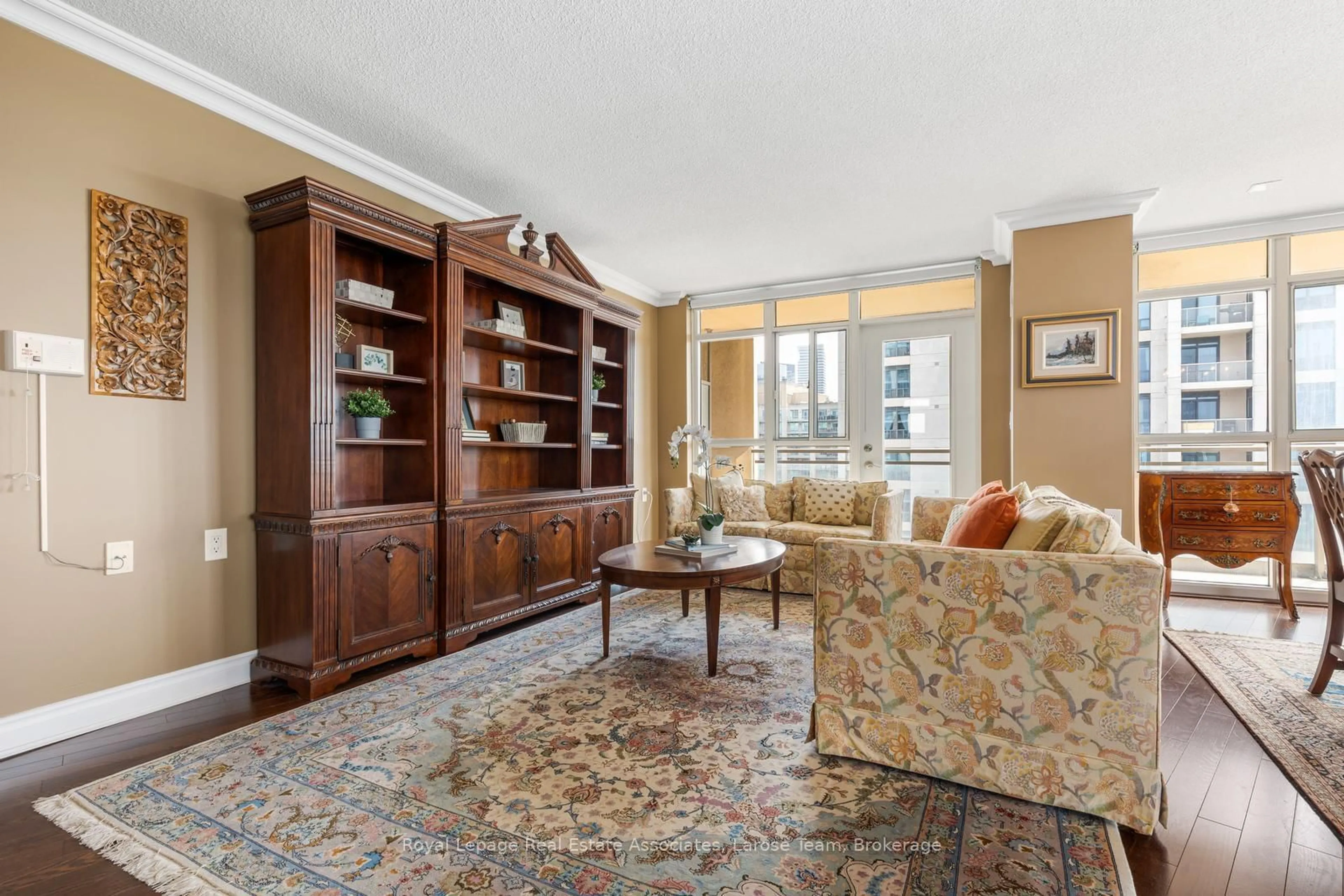 Living room with furniture, unknown for 3 Marine Parade Dr #1607, Toronto Ontario M8V 3Z5