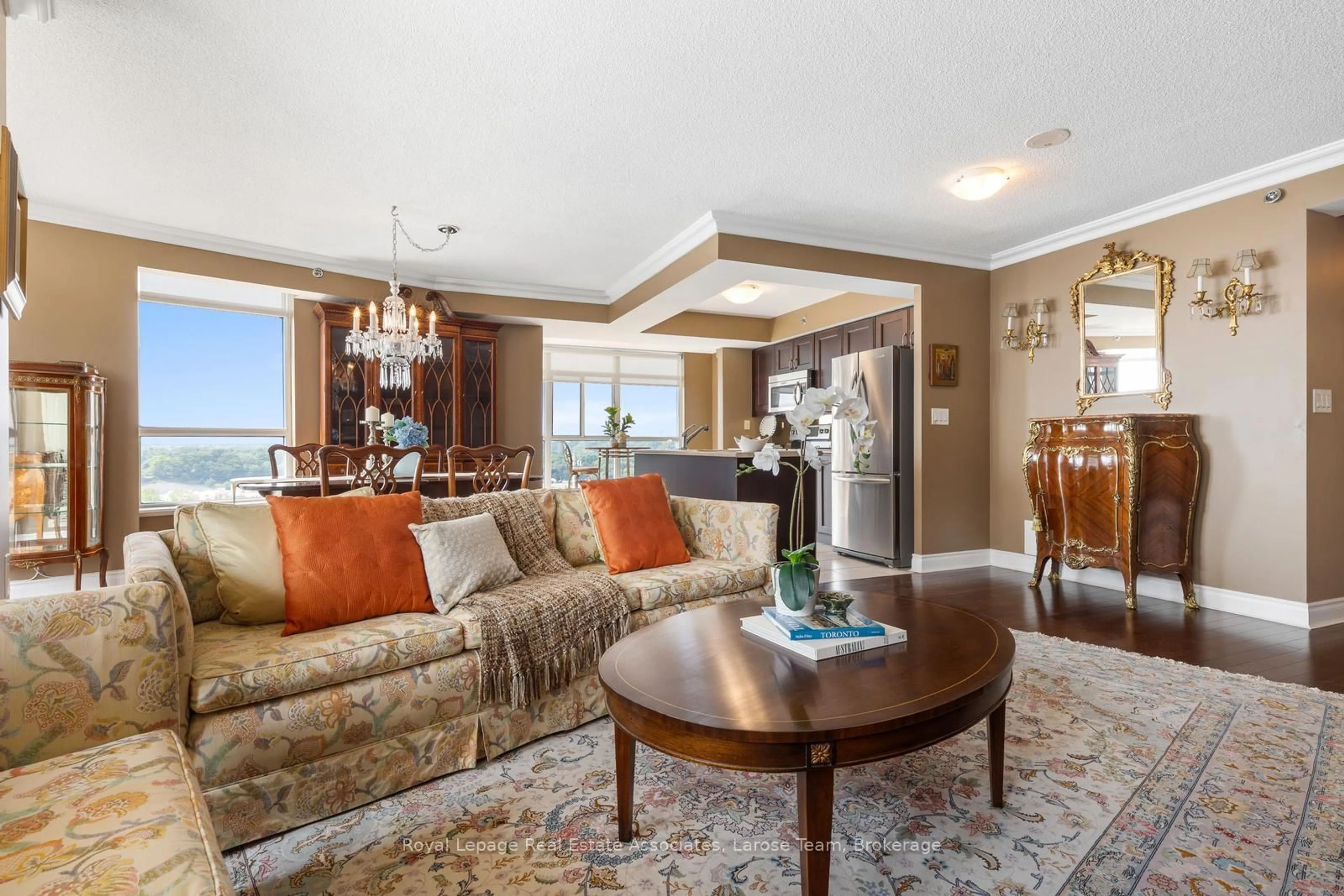 Living room with furniture, unknown for 3 Marine Parade Dr #1607, Toronto Ontario M8V 3Z5