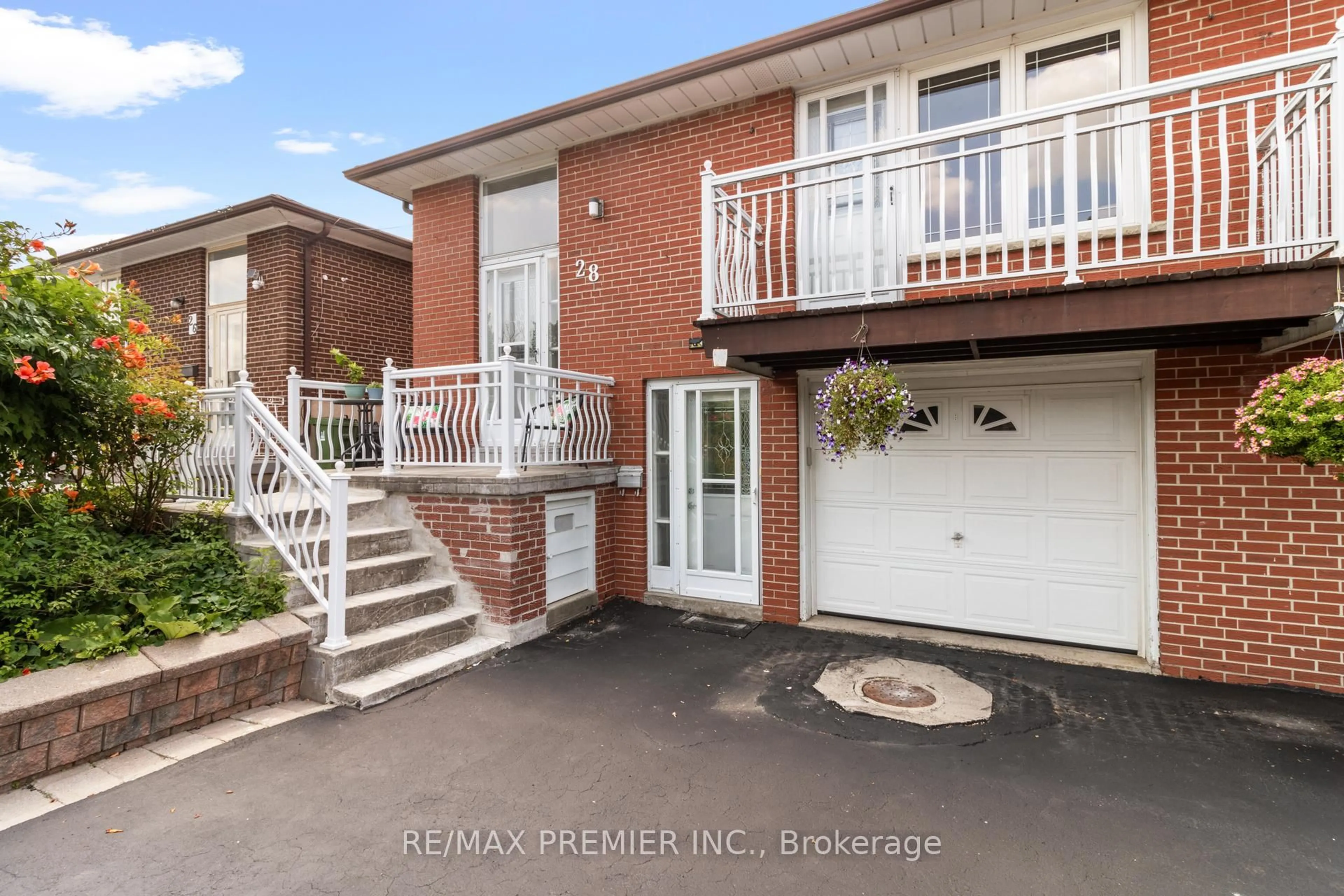 Home with brick exterior material, street for 28 Futura Dr, Toronto Ontario M3N 2L7
