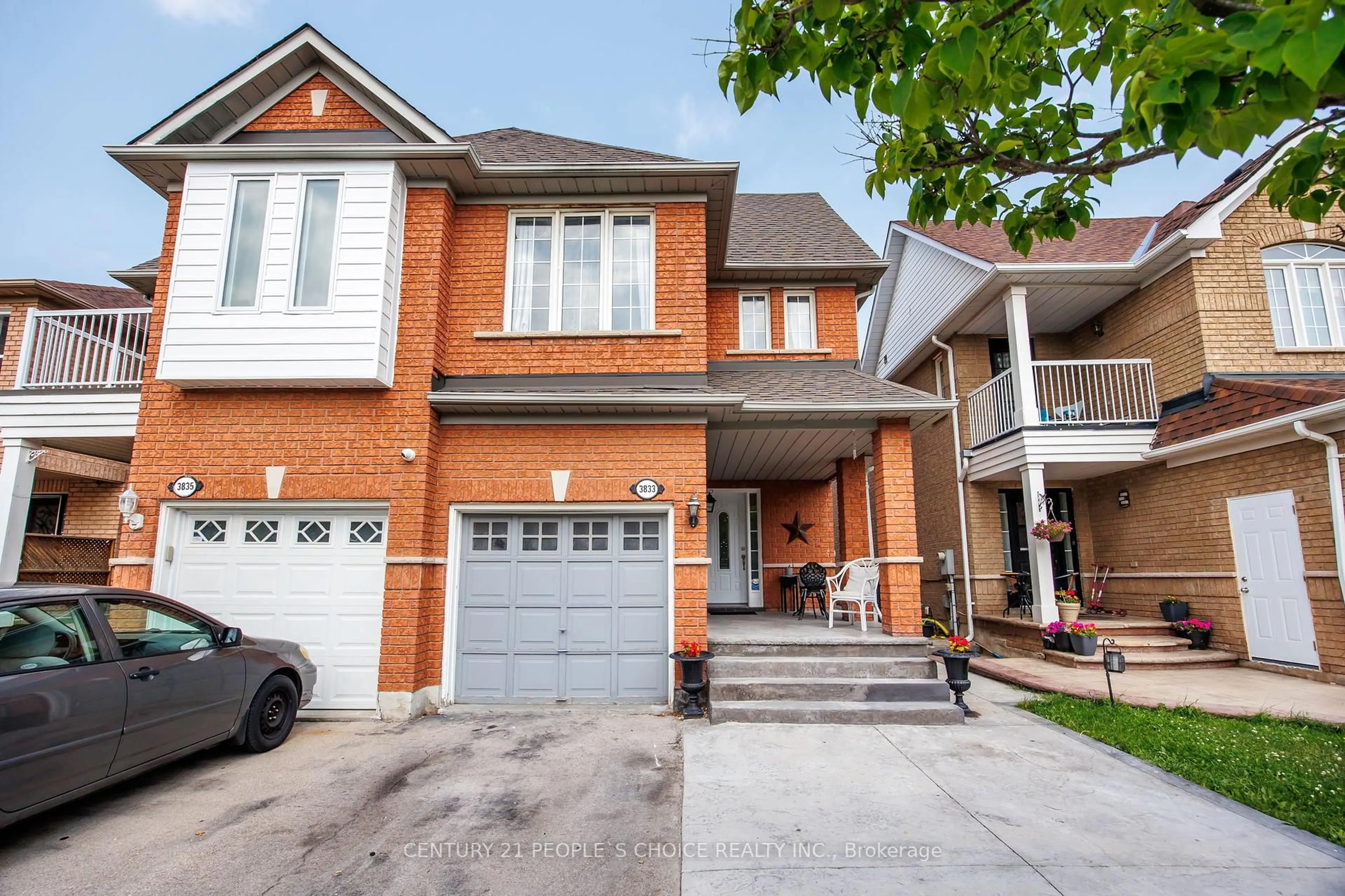 Home with brick exterior material, street for 3833 Manatee Way, Mississauga Ontario L5M 6Y1