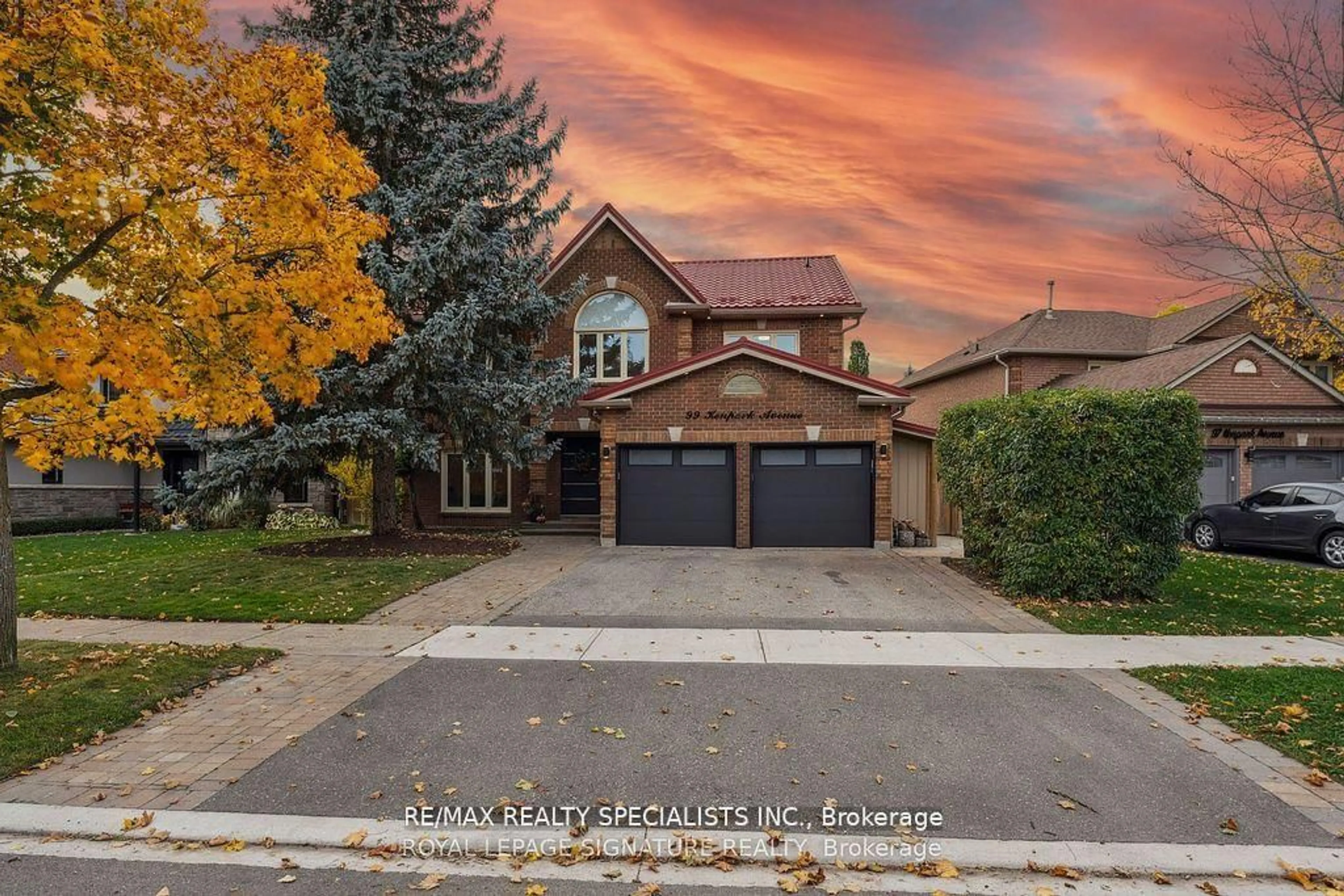 Home with brick exterior material, street for 99 Kenpark Ave, Brampton Ontario L6Z 3K5