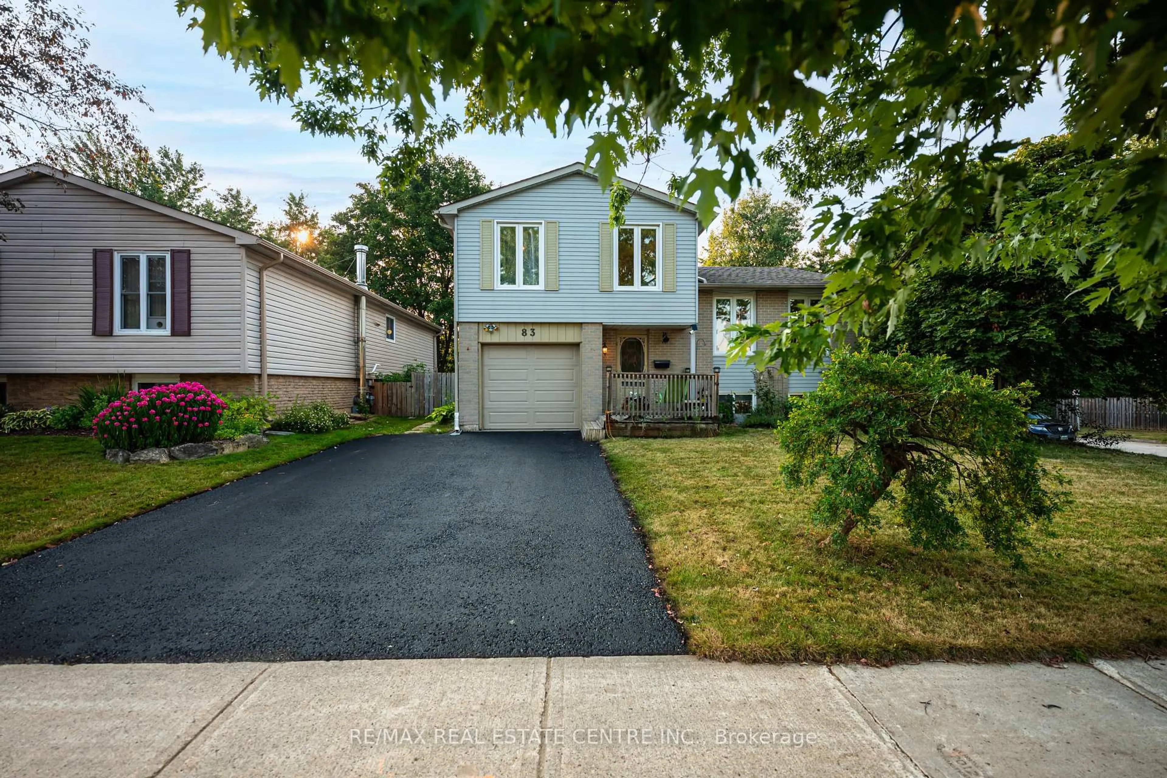 Home with vinyl exterior material, street for 83 Brenda Blvd, Orangeville Ontario L9W 3L3