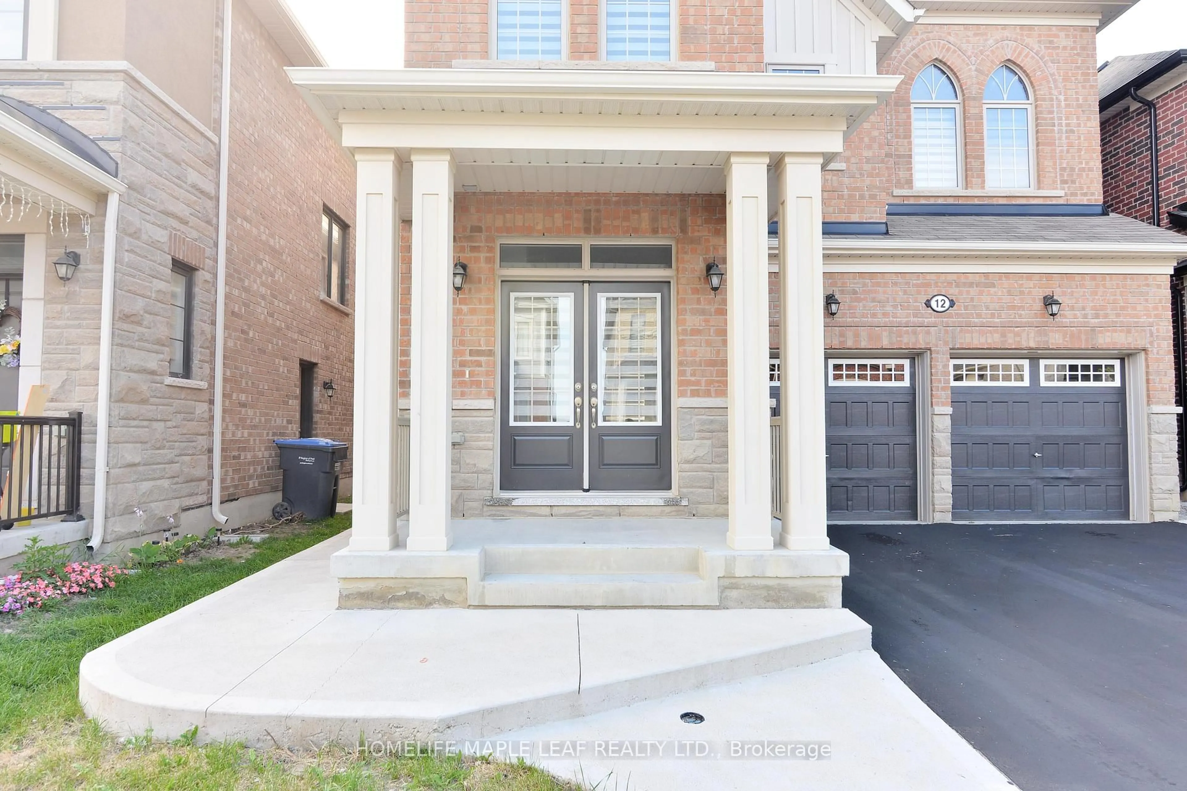 Home with brick exterior material, street for 12 Eberly Woods Dr, Caledon Ontario L7C 4H8