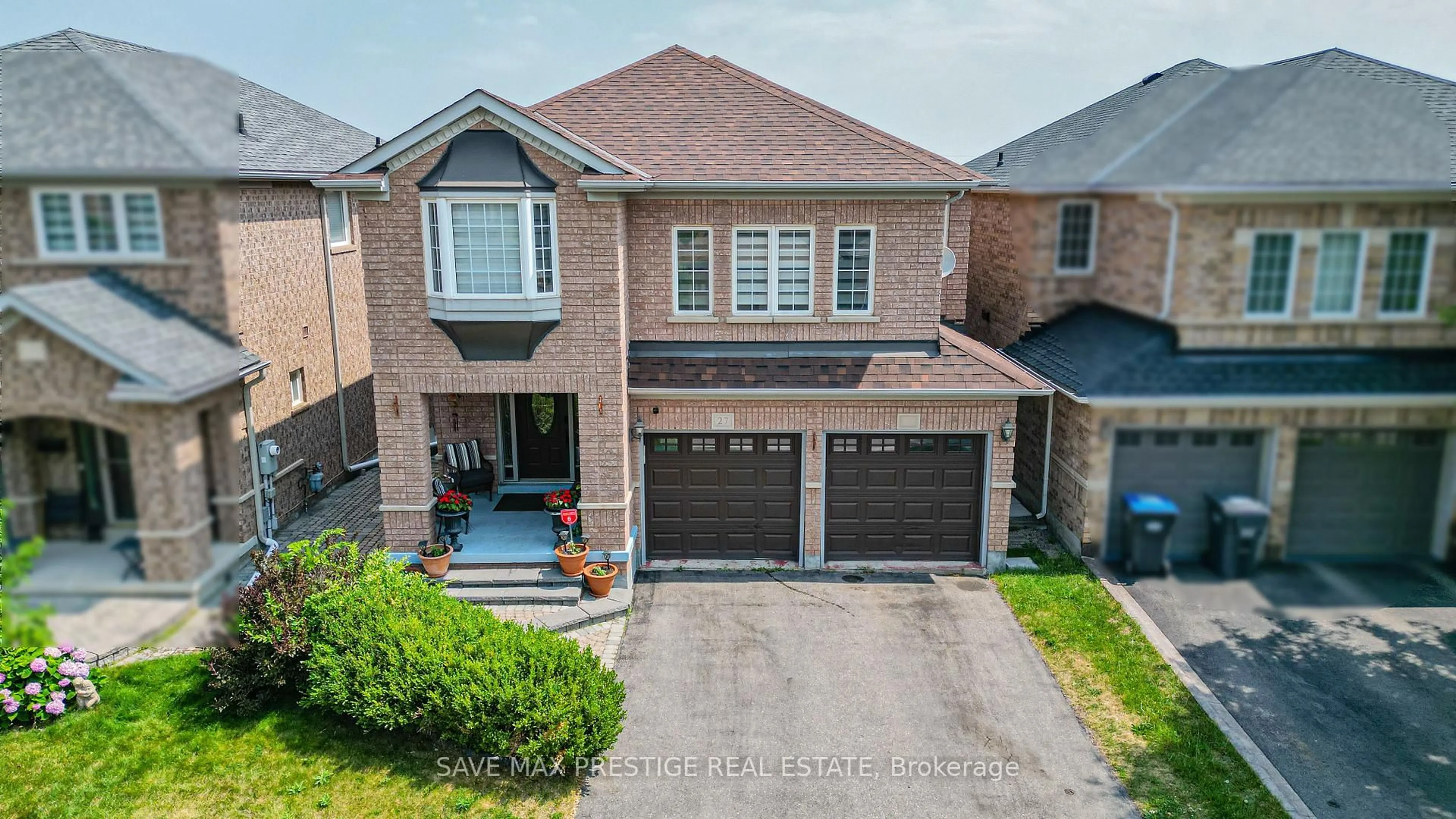 A pic from outside/outdoor area/front of a property/back of a property/a pic from drone, street for 27 waterdale Rd, Brampton Ontario L7A 1S3