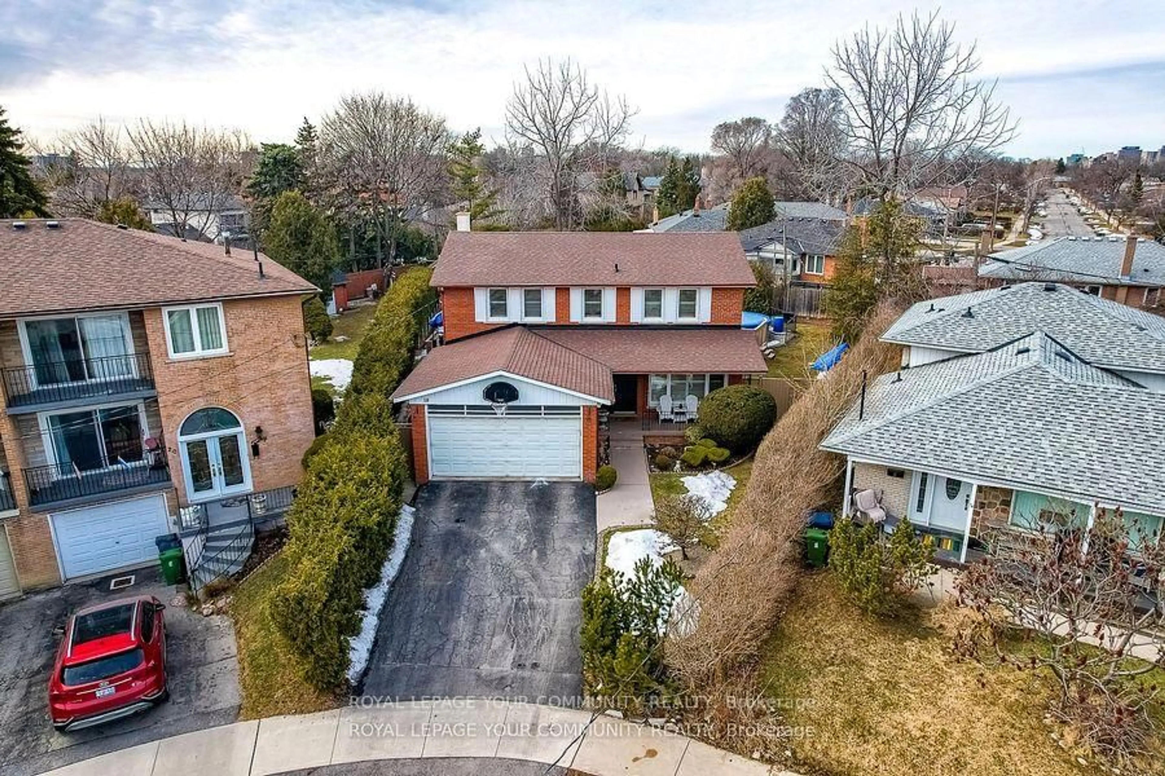 A pic from outside/outdoor area/front of a property/back of a property/a pic from drone, street for 18 Terryellen Cres, Toronto Ontario M9C 1H7