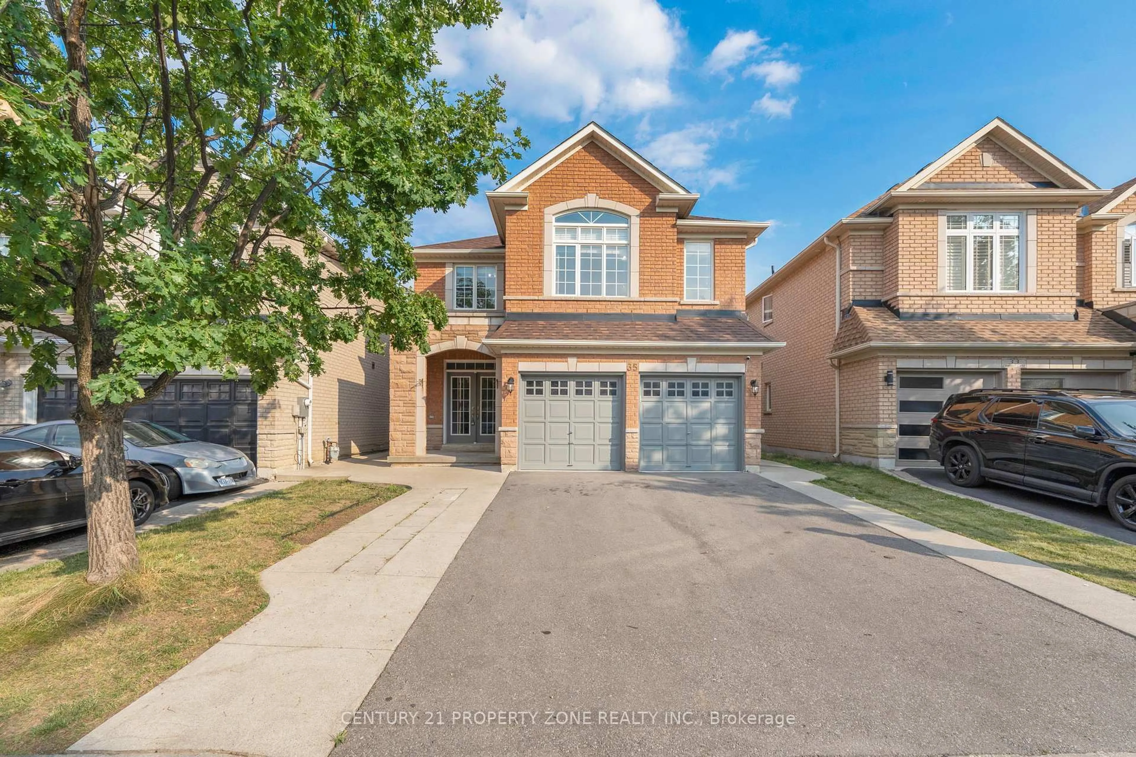 Home with brick exterior material, street for 35 Charger Lane, Brampton Ontario L7A 3C1