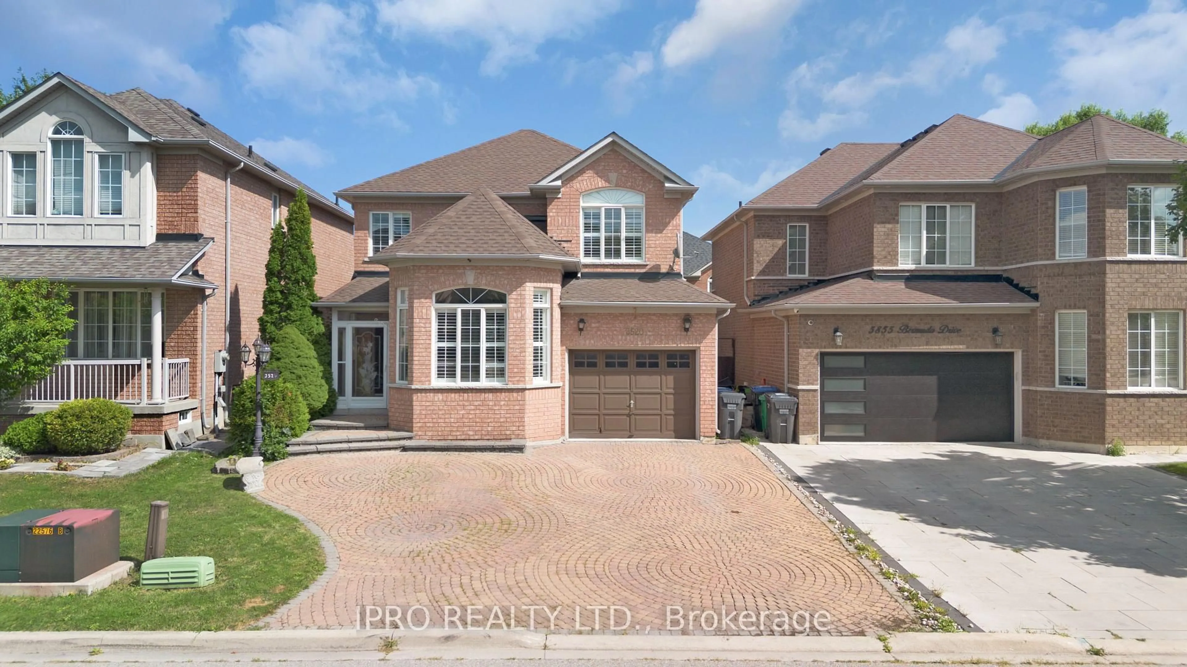 Home with brick exterior material, street for 3520 Positano Pl, Mississauga Ontario L5M 6Y9