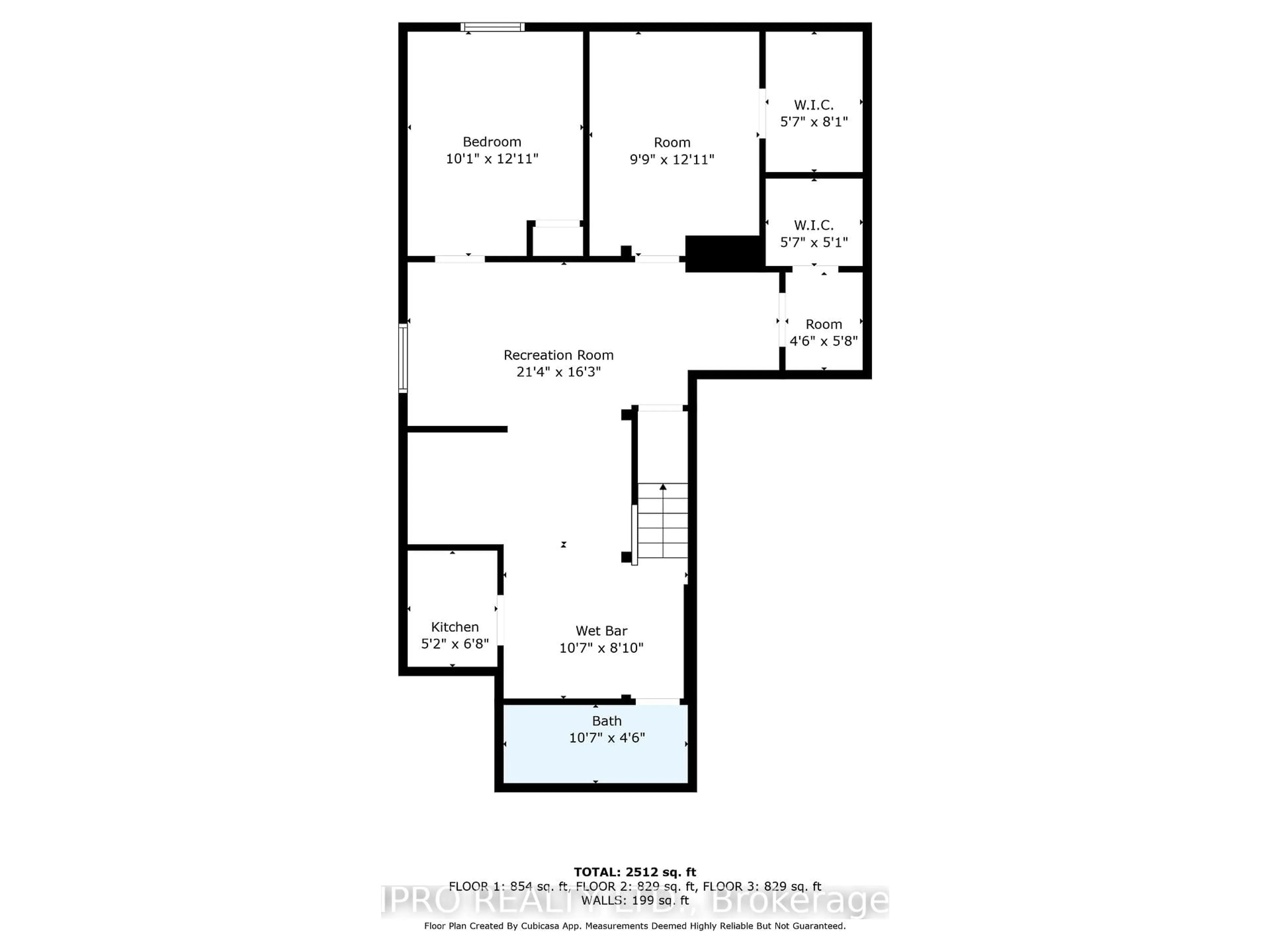 Floor plan for 3520 Positano Pl, Mississauga Ontario L5M 6Y9