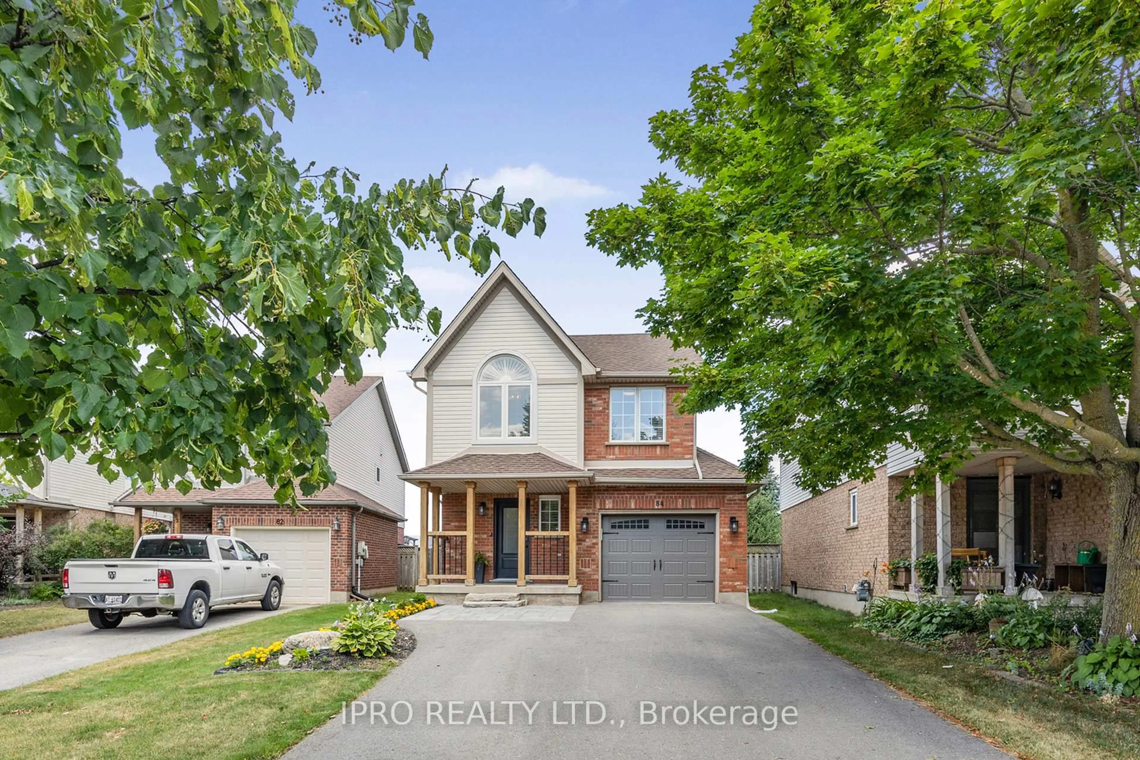 Home with brick exterior material, street for 84 Colbourne Cres, Orangeville Ontario L9W 5E3