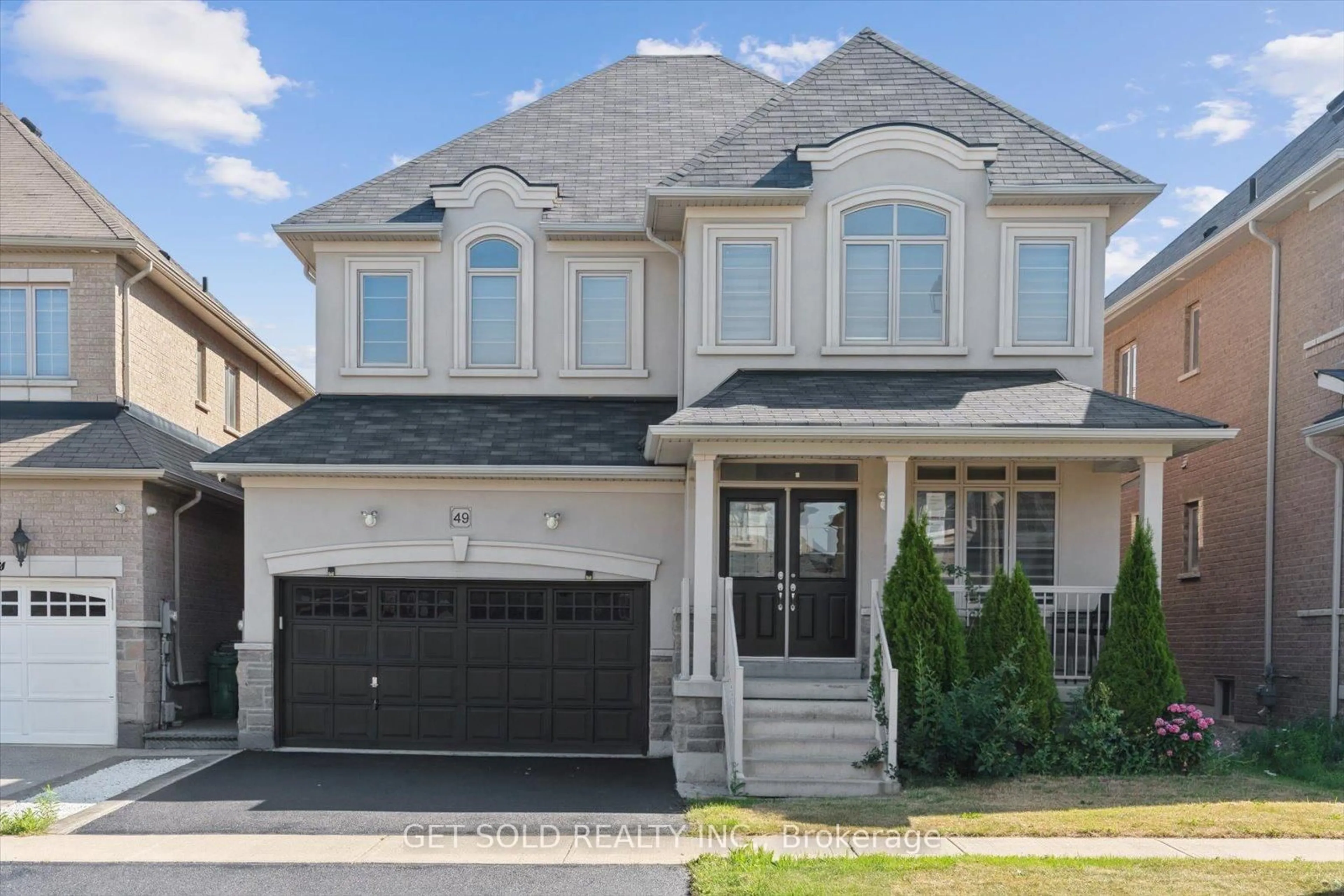 Home with brick exterior material, street for 49 Blackberry Valley Cres, Caledon Ontario L7C 2C7