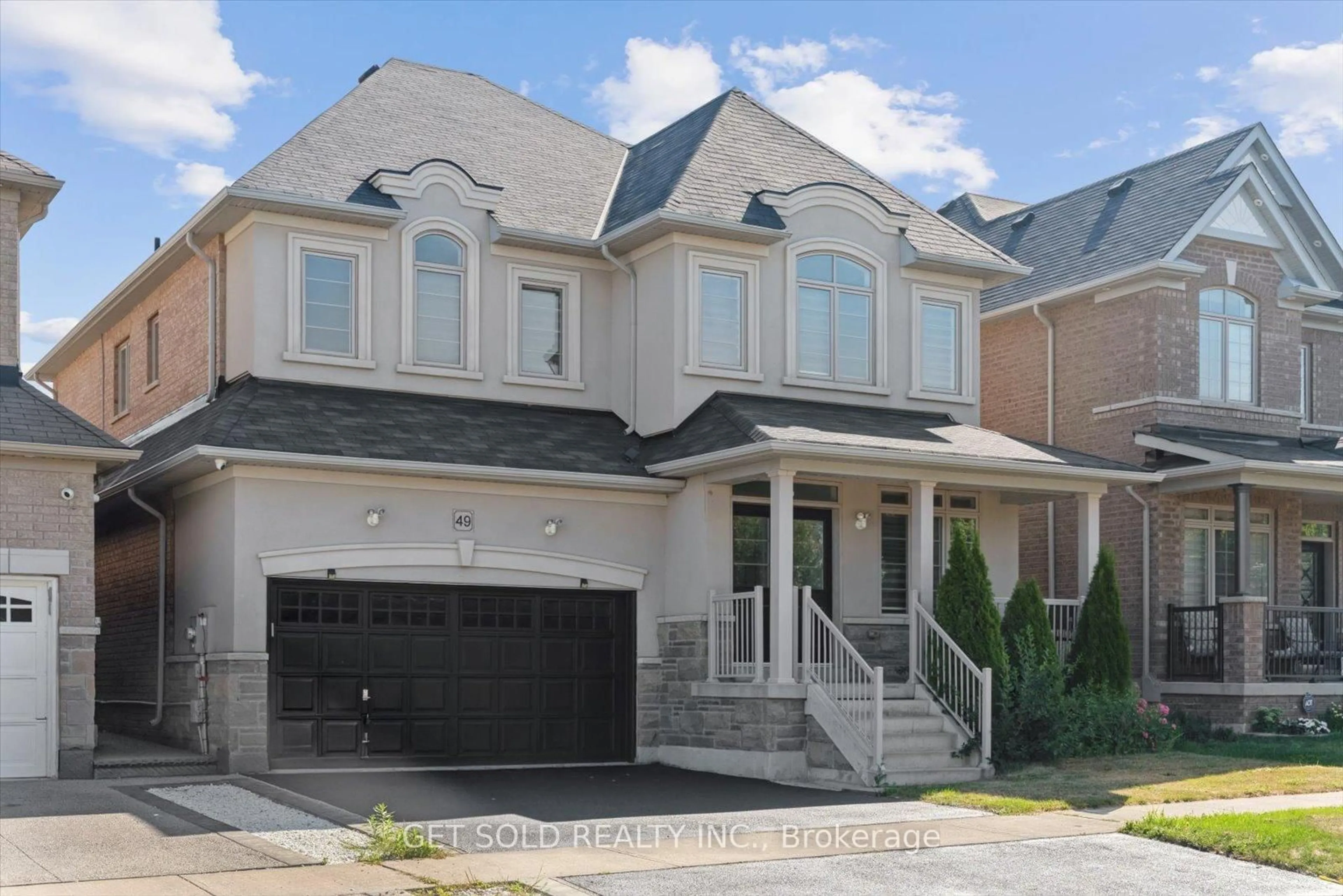 Home with brick exterior material, street for 49 Blackberry Valley Cres, Caledon Ontario L7C 2C7
