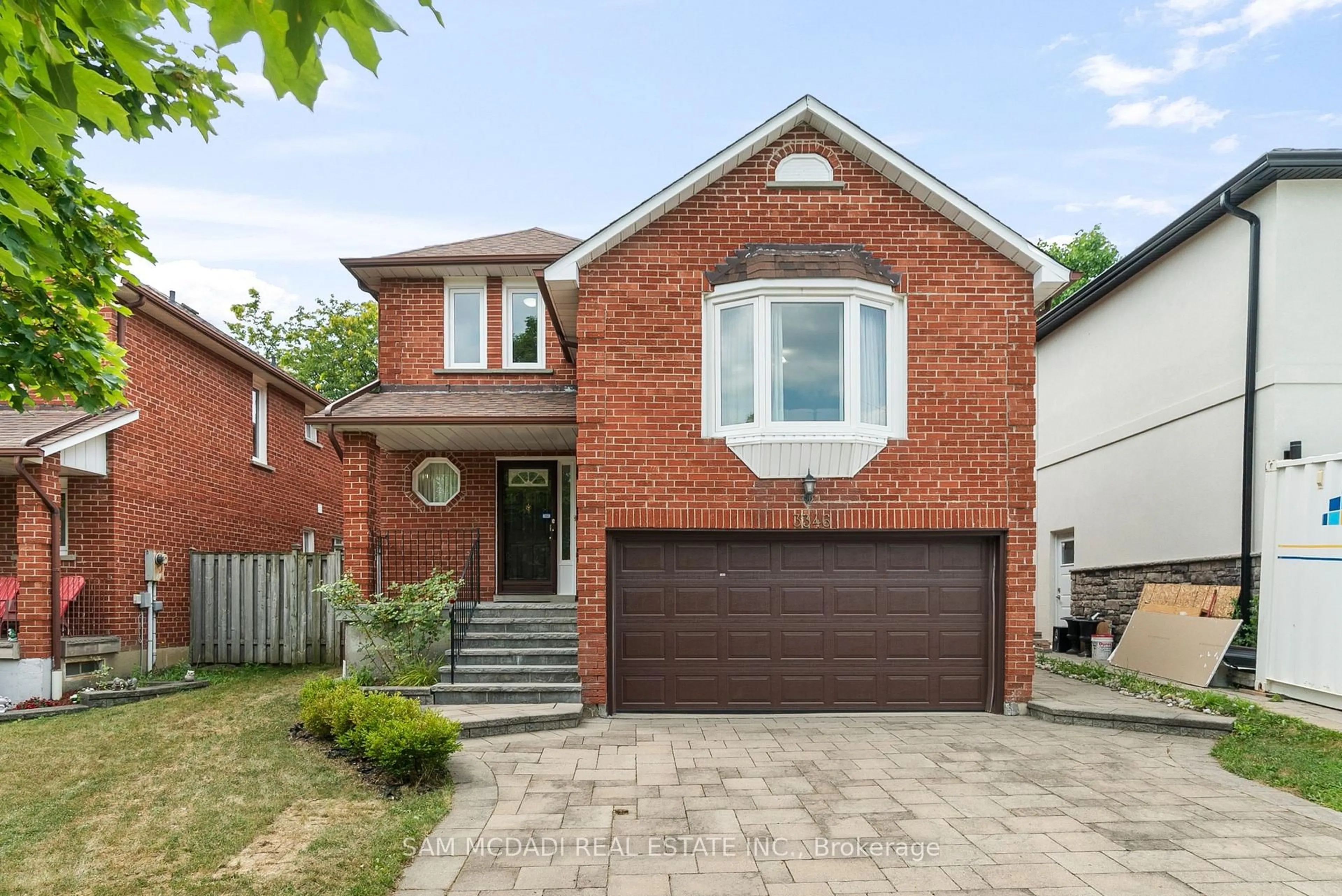 Home with brick exterior material, street for 3346 Palgrave Rd, Mississauga Ontario L5B 3E8