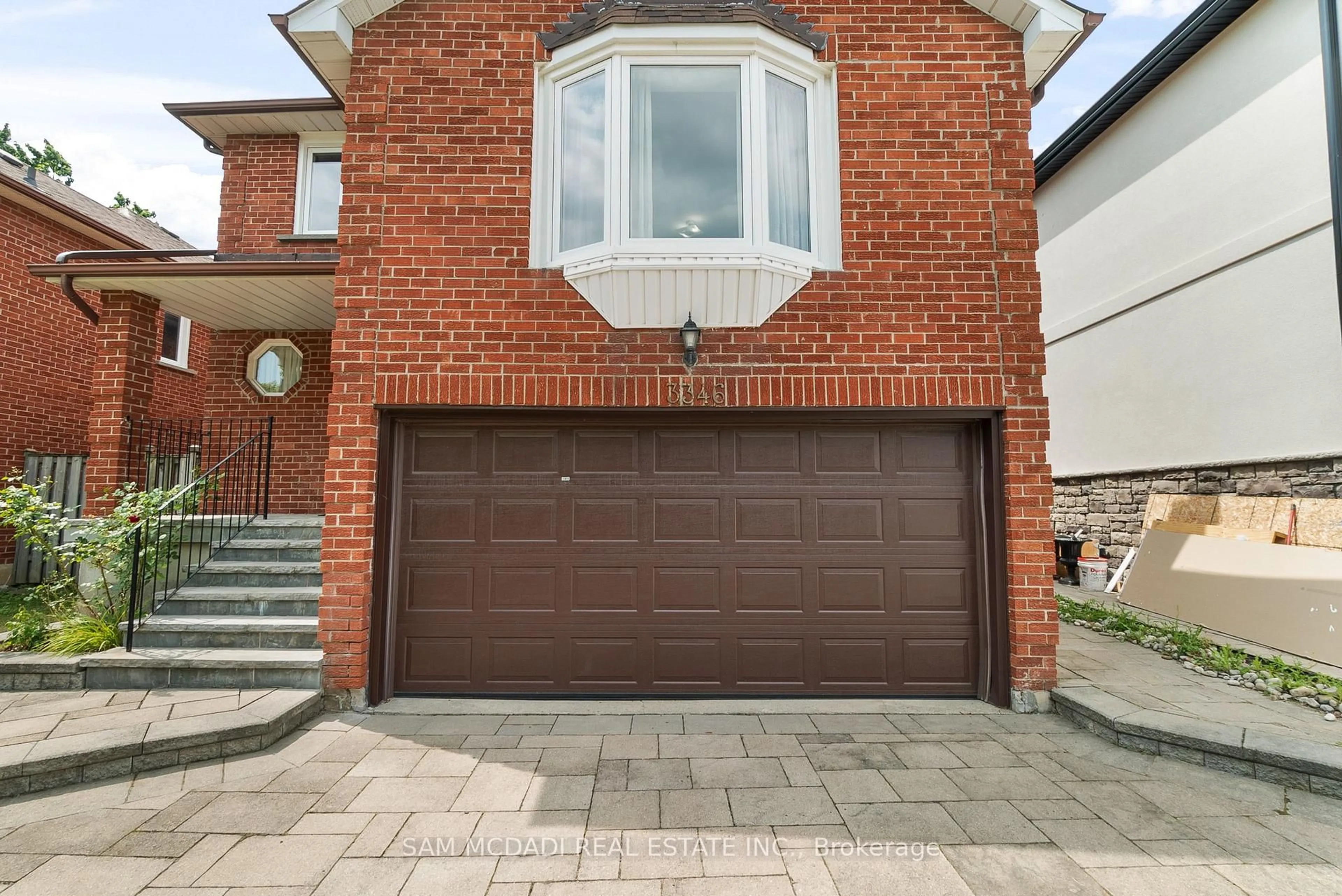 Home with brick exterior material, street for 3346 Palgrave Rd, Mississauga Ontario L5B 3E8