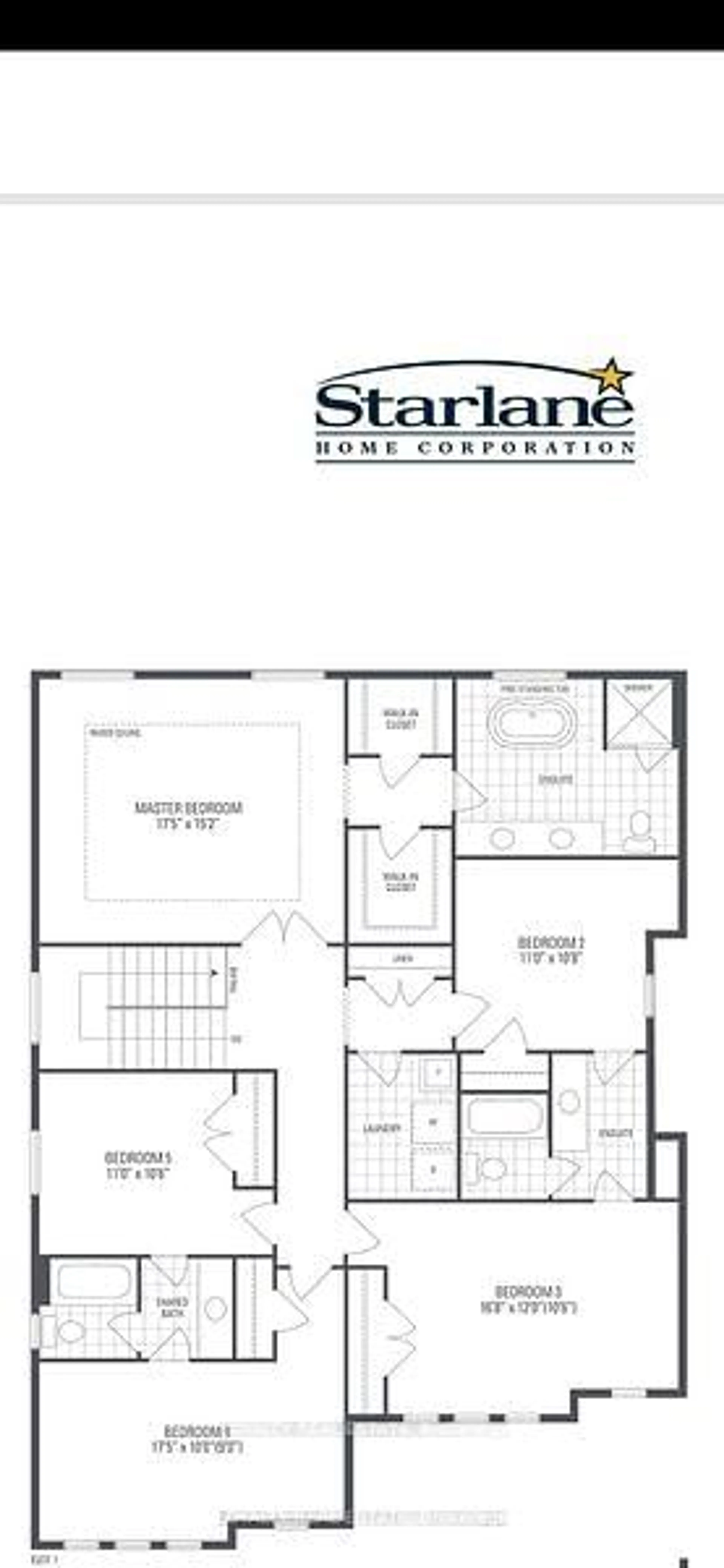 Floor plan for Lot 1 NORTH PARK Blvd, Oakville Ontario L6M 1P7