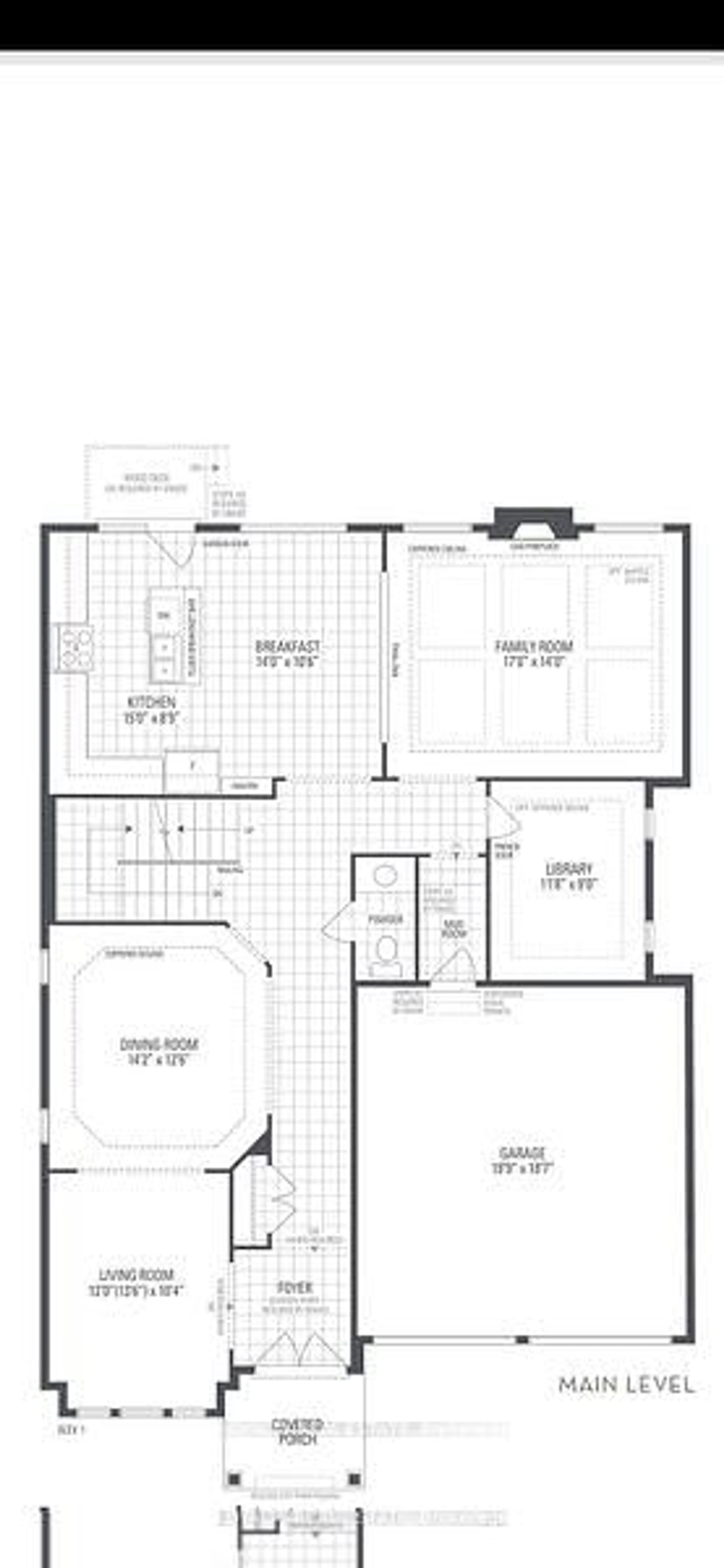 Floor plan for Lot 1 NORTH PARK Blvd, Oakville Ontario L6M 1P7