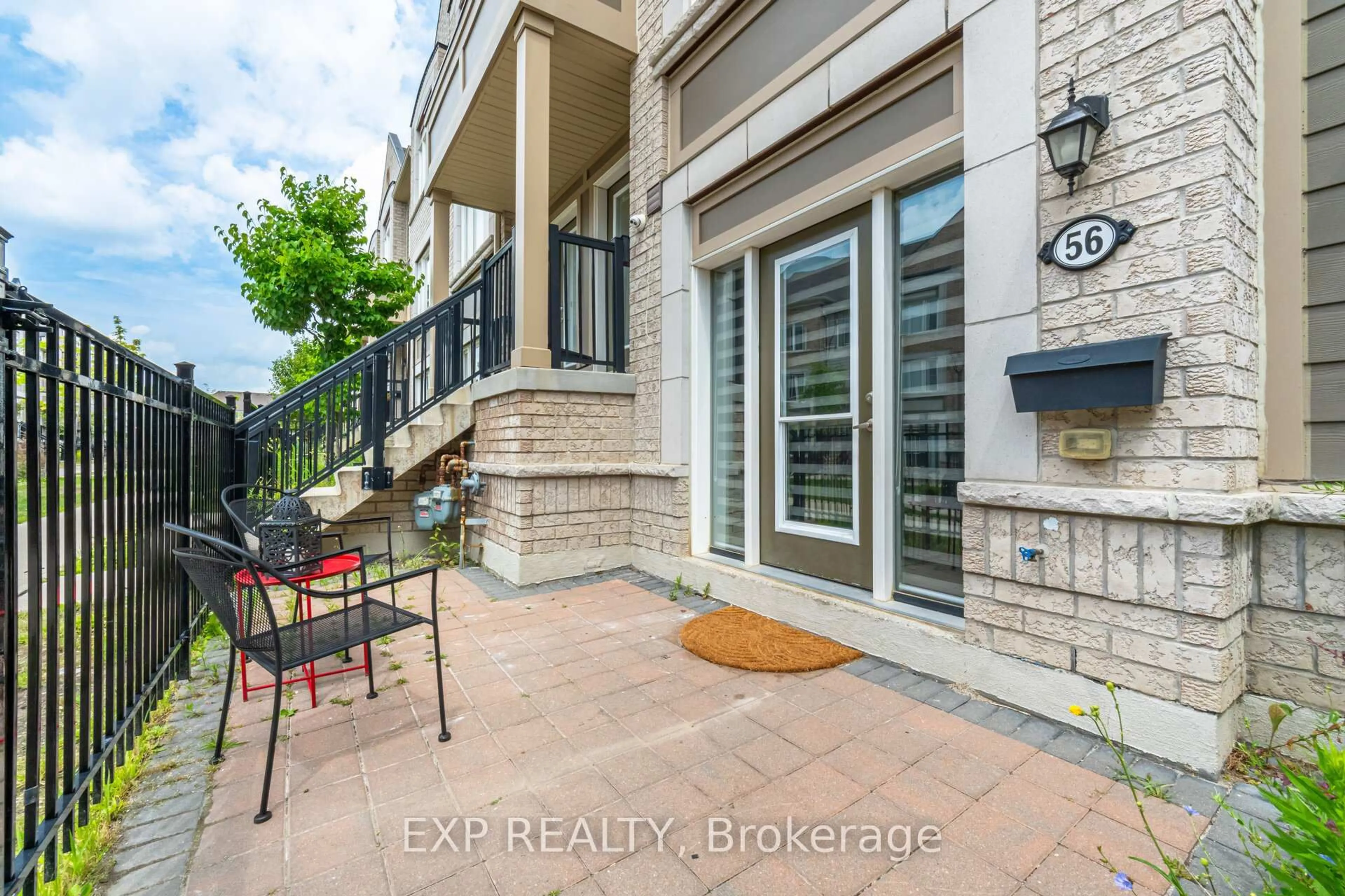 Patio, street for 1 Beckenrose Crt #56, Brampton Ontario L6Y 6G2