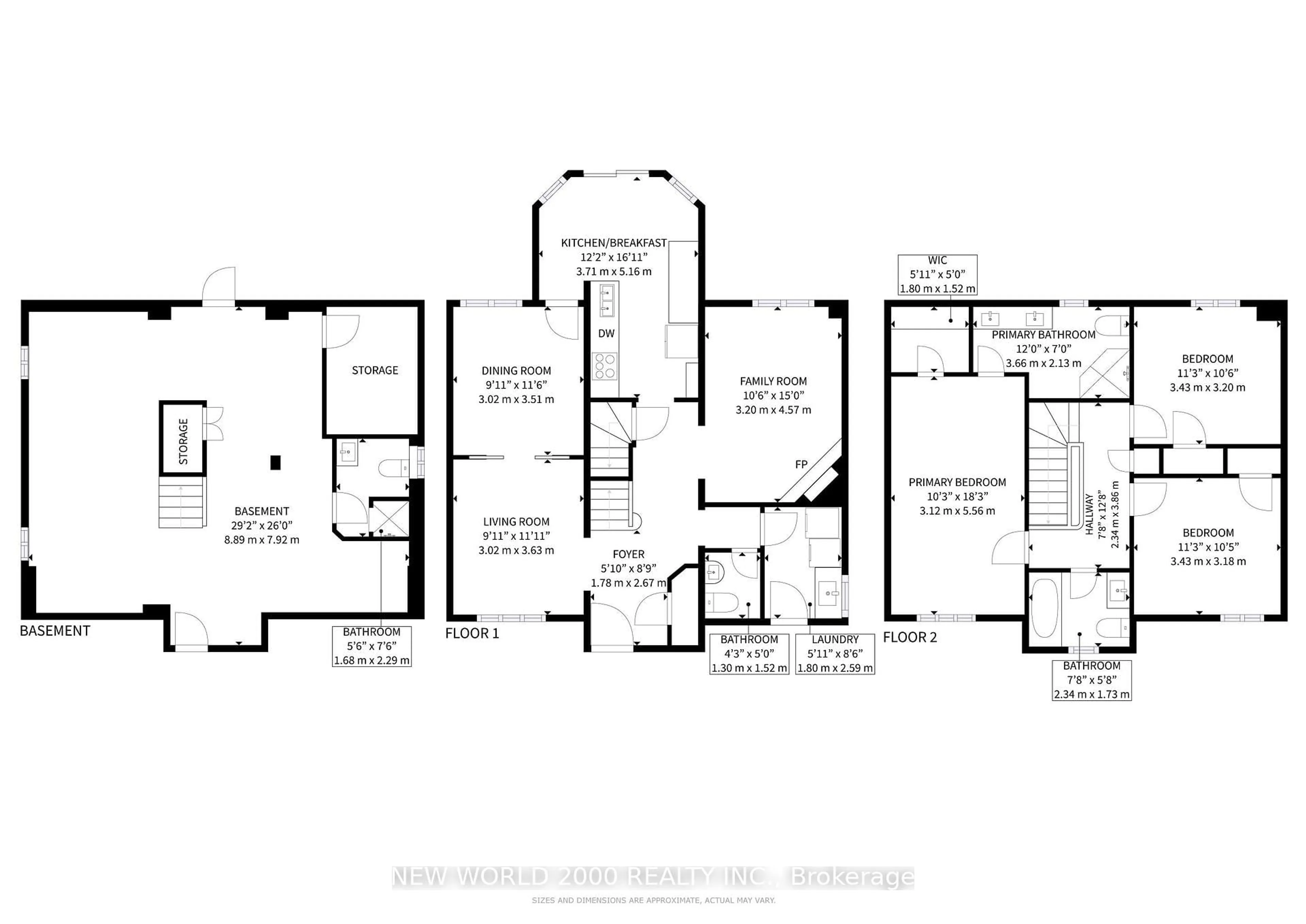 Floor plan for 5348 Longhorn Tr, Mississauga Ontario L4Z 3G2