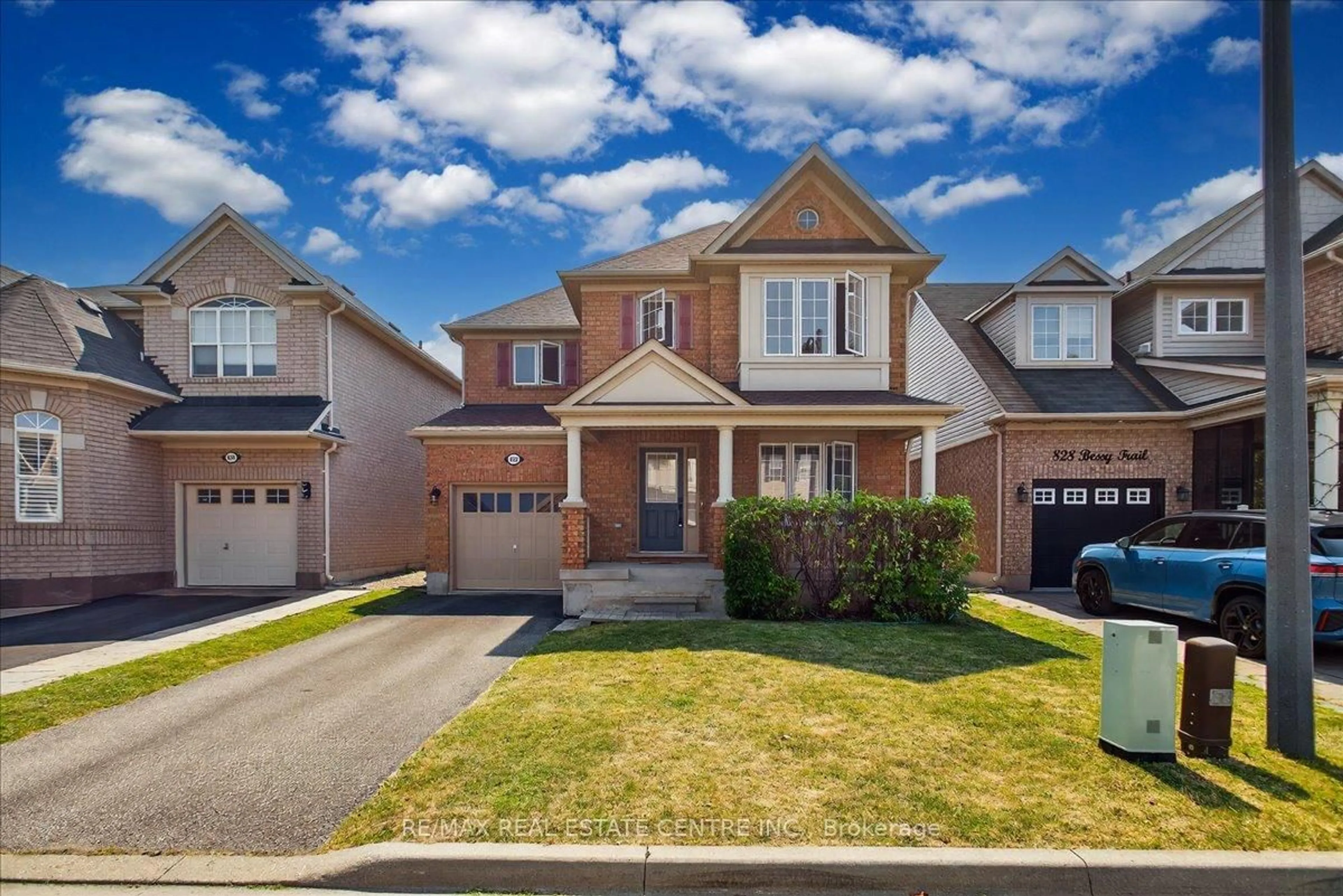 Home with brick exterior material, street for 832 Bessy Tr, Milton Ontario L9T 0G7