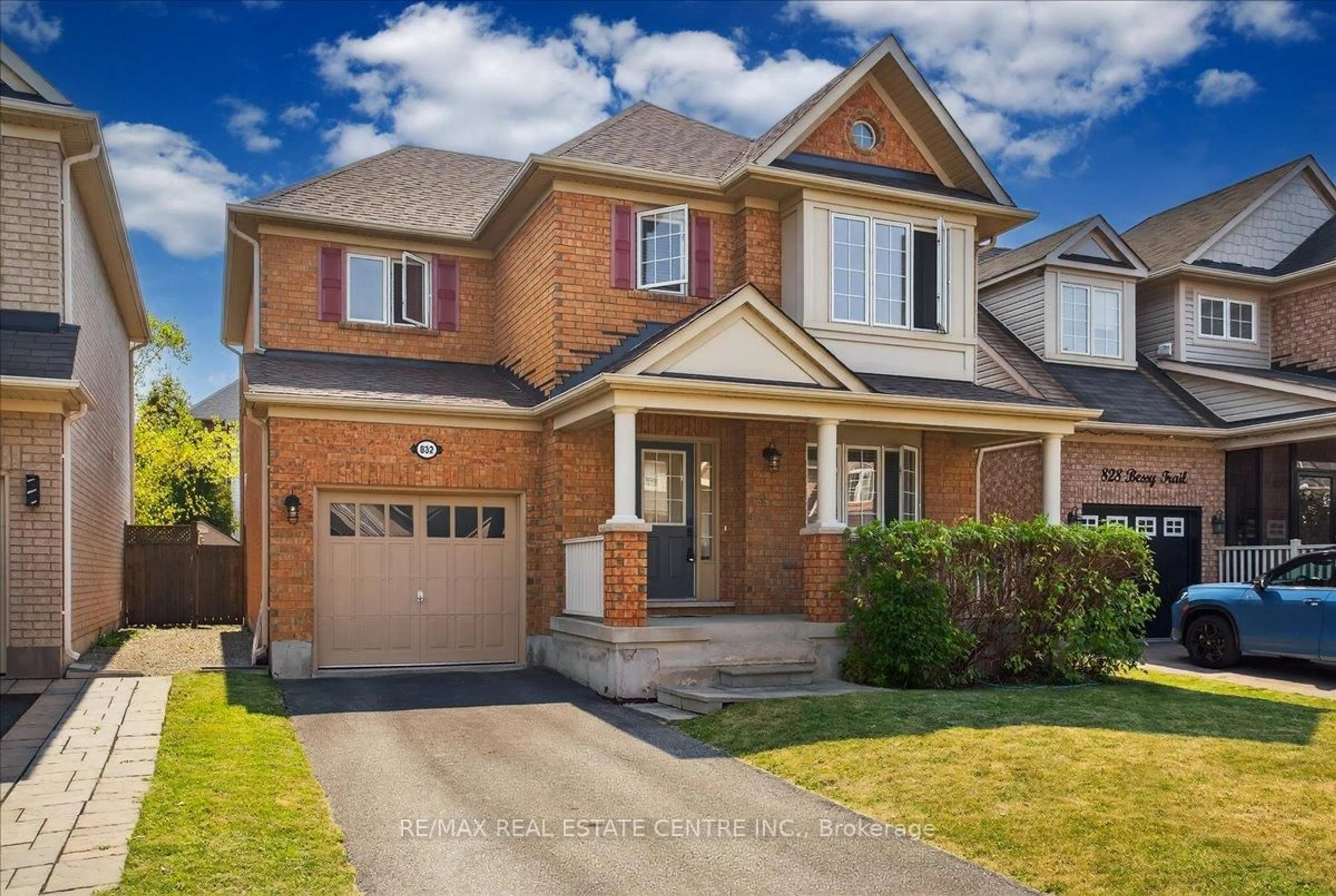 Home with brick exterior material, street for 832 Bessy Tr, Milton Ontario L9T 0G7