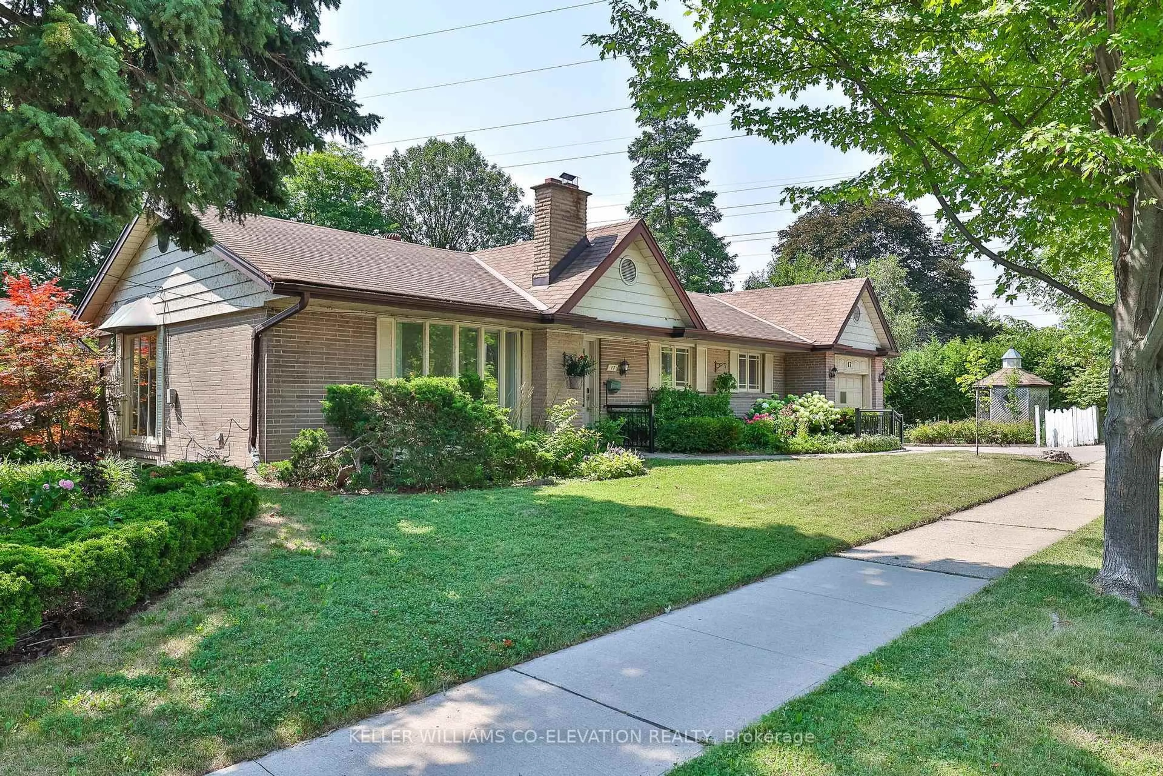 Home with brick exterior material, street for 17 Hedges Blvd, Toronto Ontario M9B 3C3