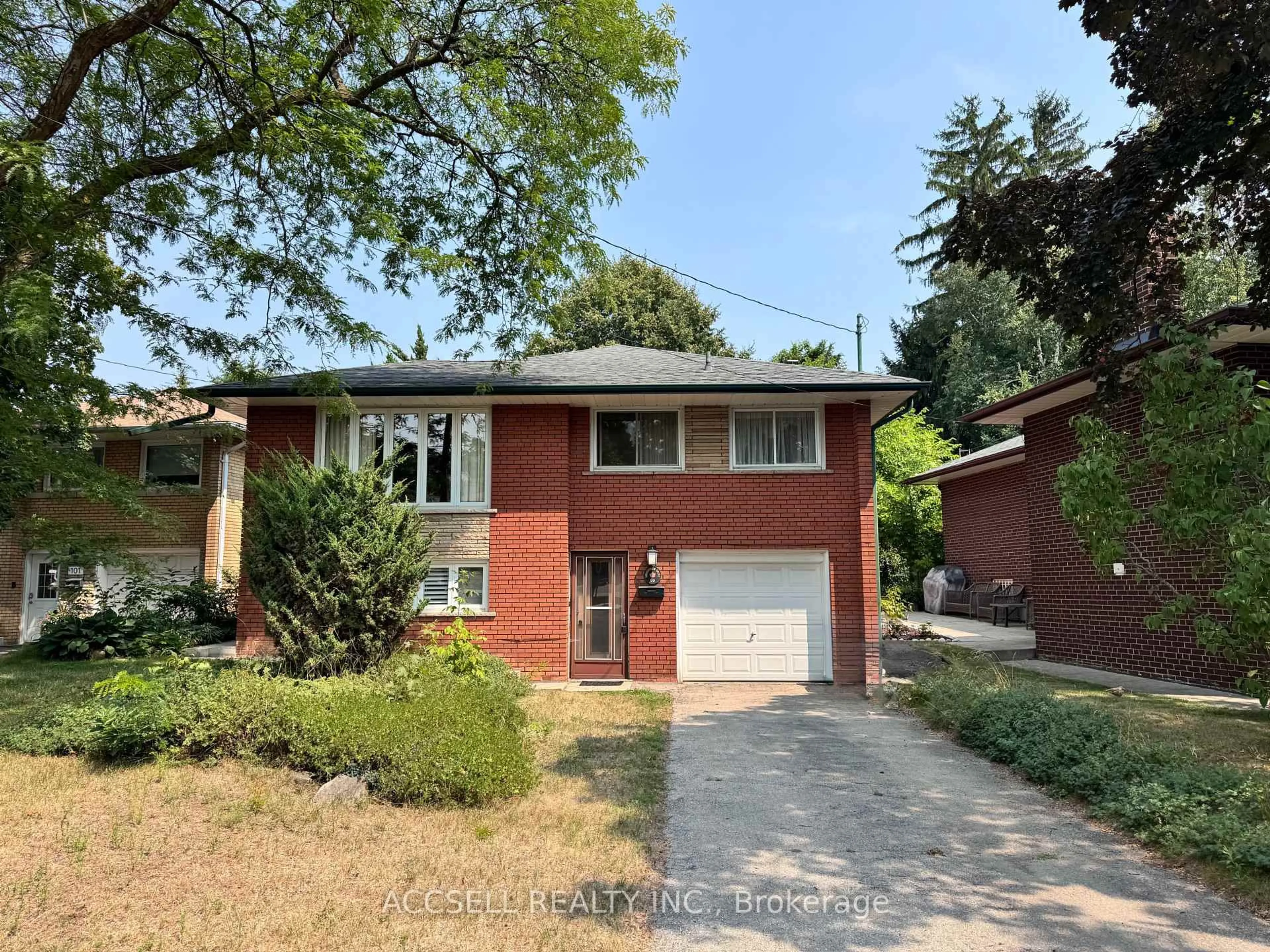 Home with brick exterior material, street for 99 Bonnyview Dr, Toronto Ontario M8Y 3G8