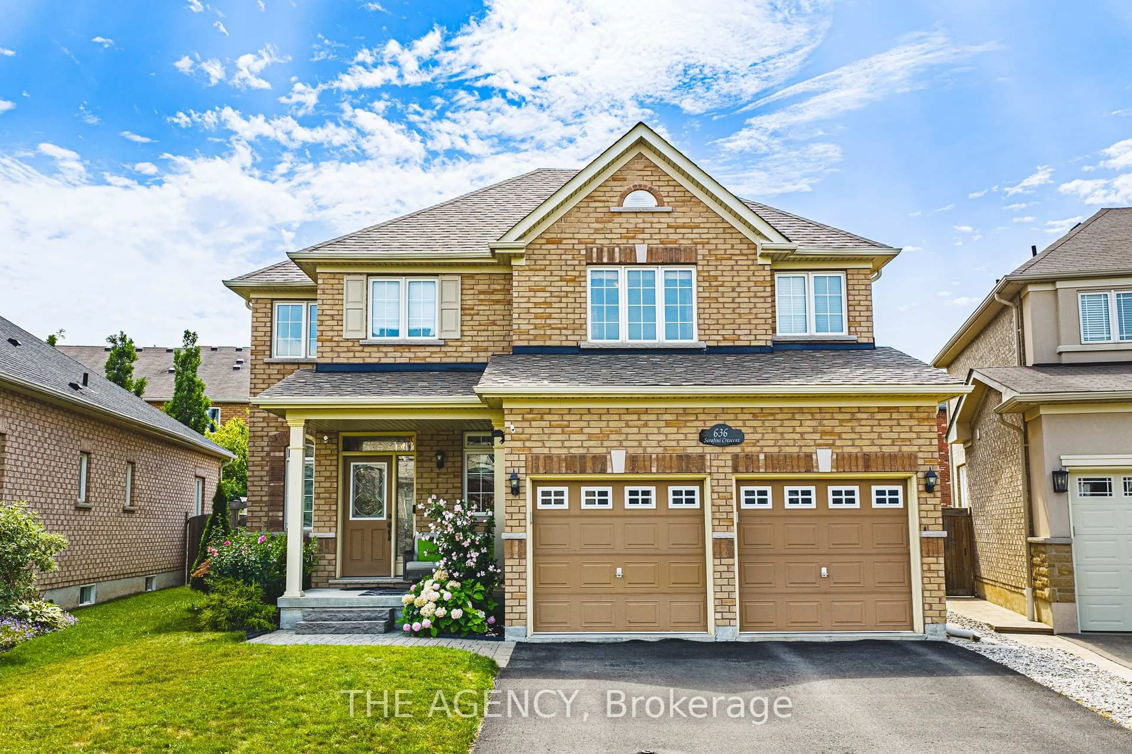 Home with brick exterior material, street for 636 Serafini Cres, Milton Ontario L9T 7P1