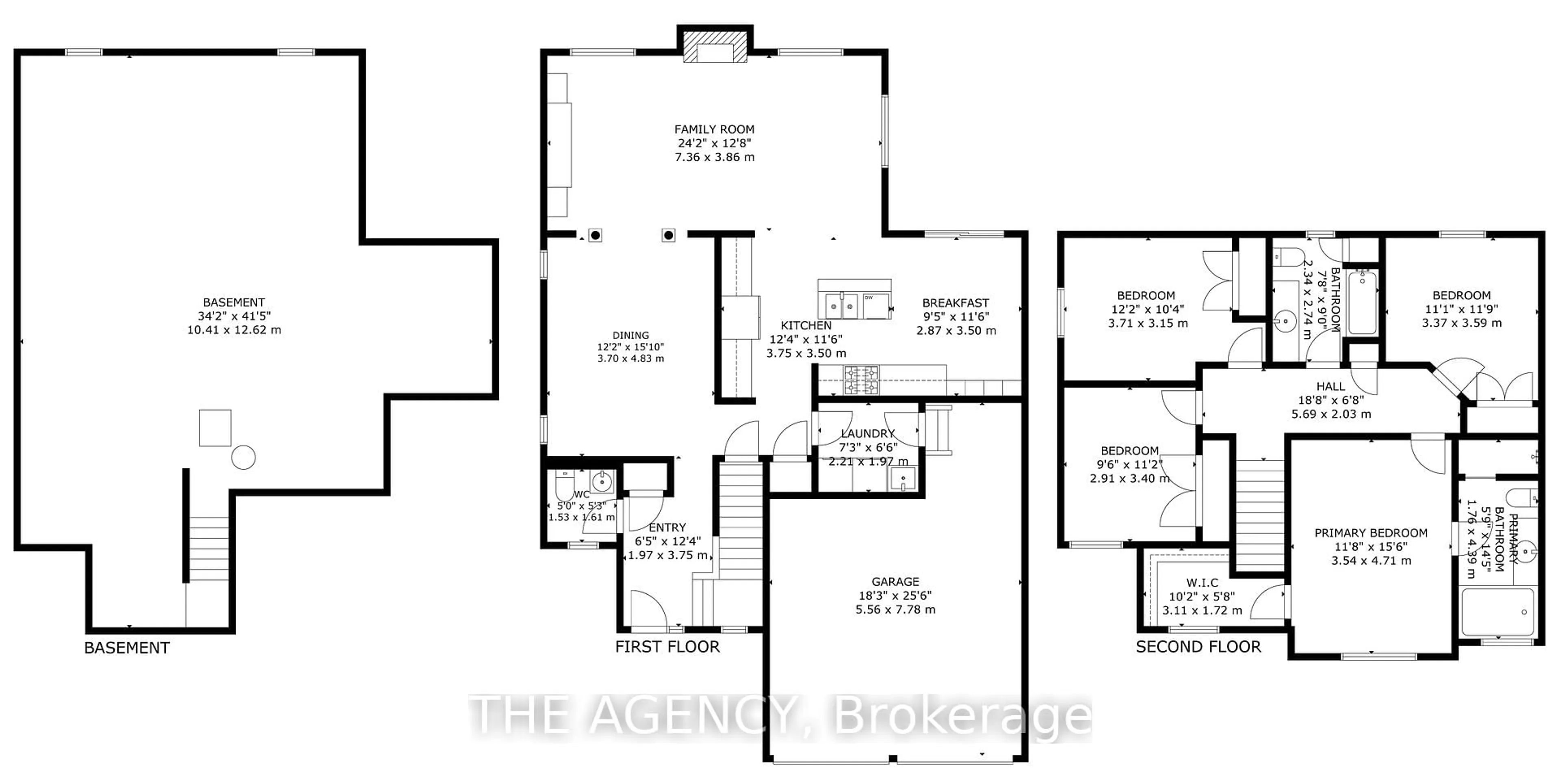 Floor plan for 636 Serafini Cres, Milton Ontario L9T 7P1