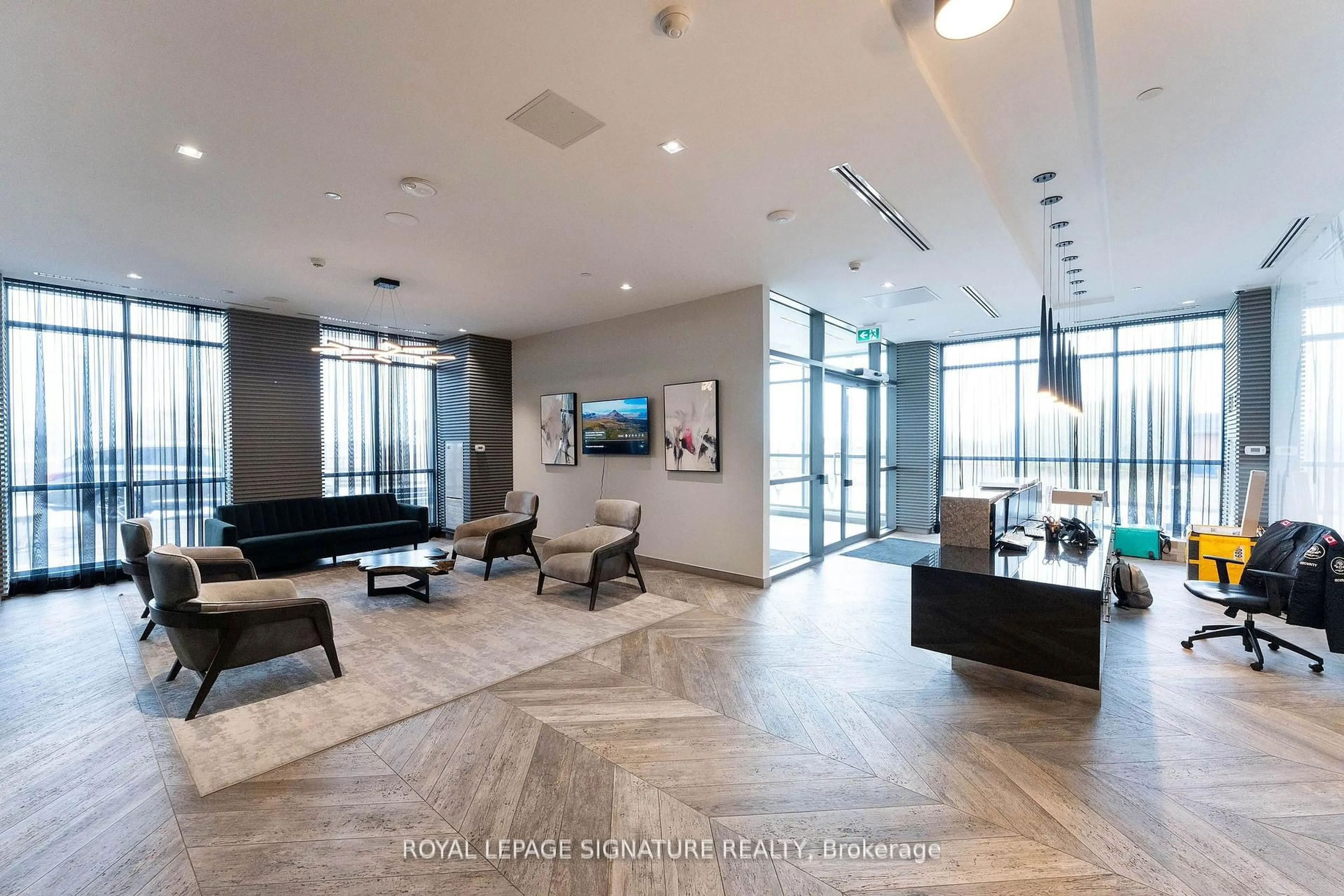 Lobby for 50 Thomas Riley Rd #510, Toronto Ontario M9B 0C5