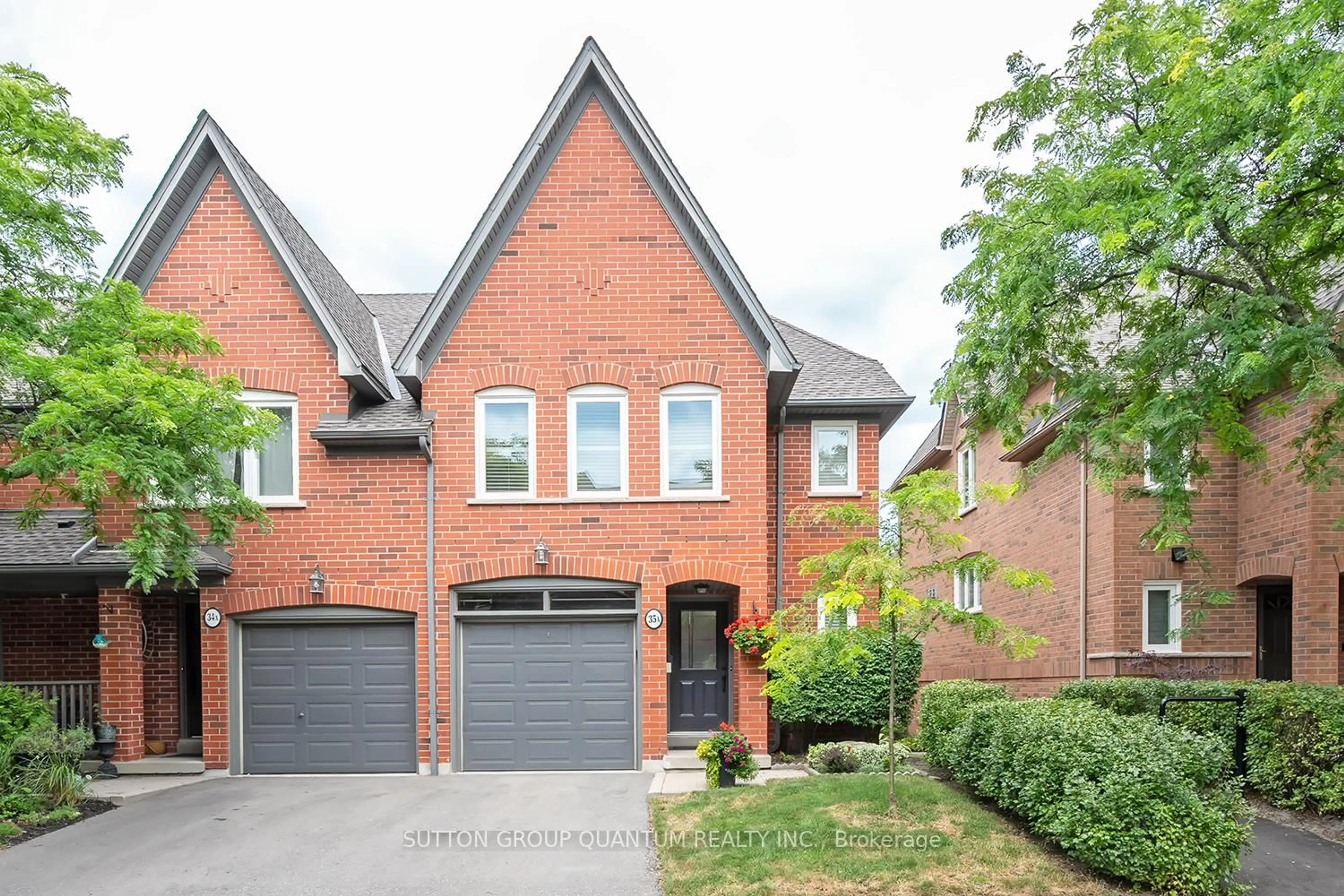 Home with brick exterior material, street for 1064 Queen St #35A, Mississauga Ontario L5H 4K3