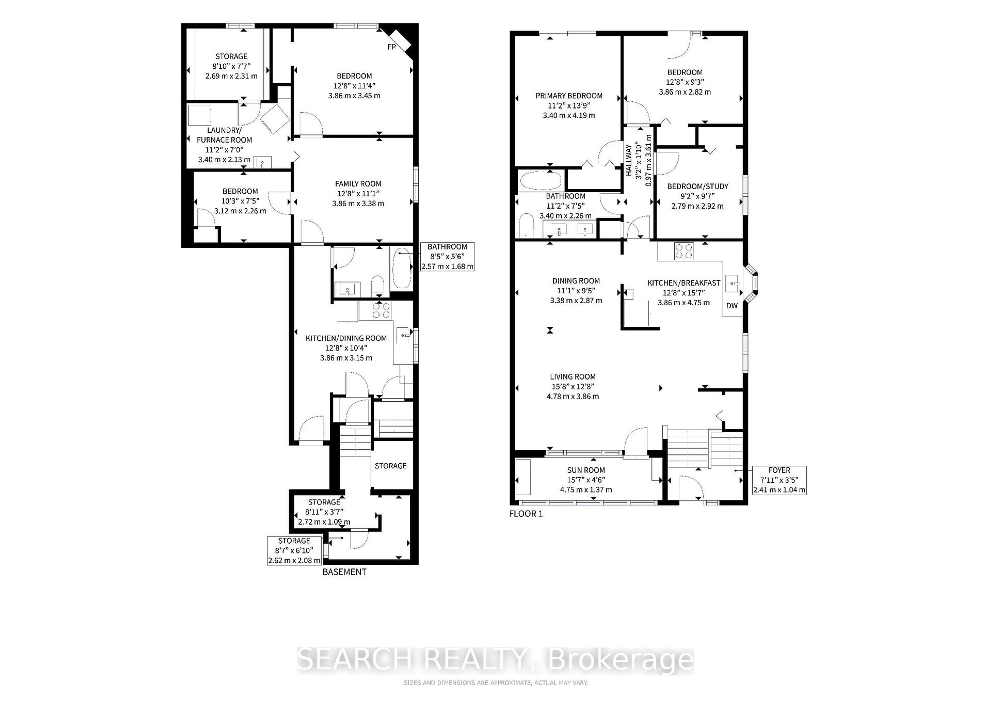 Floor plan for 559 Roding St, Toronto Ontario M3M 2A4