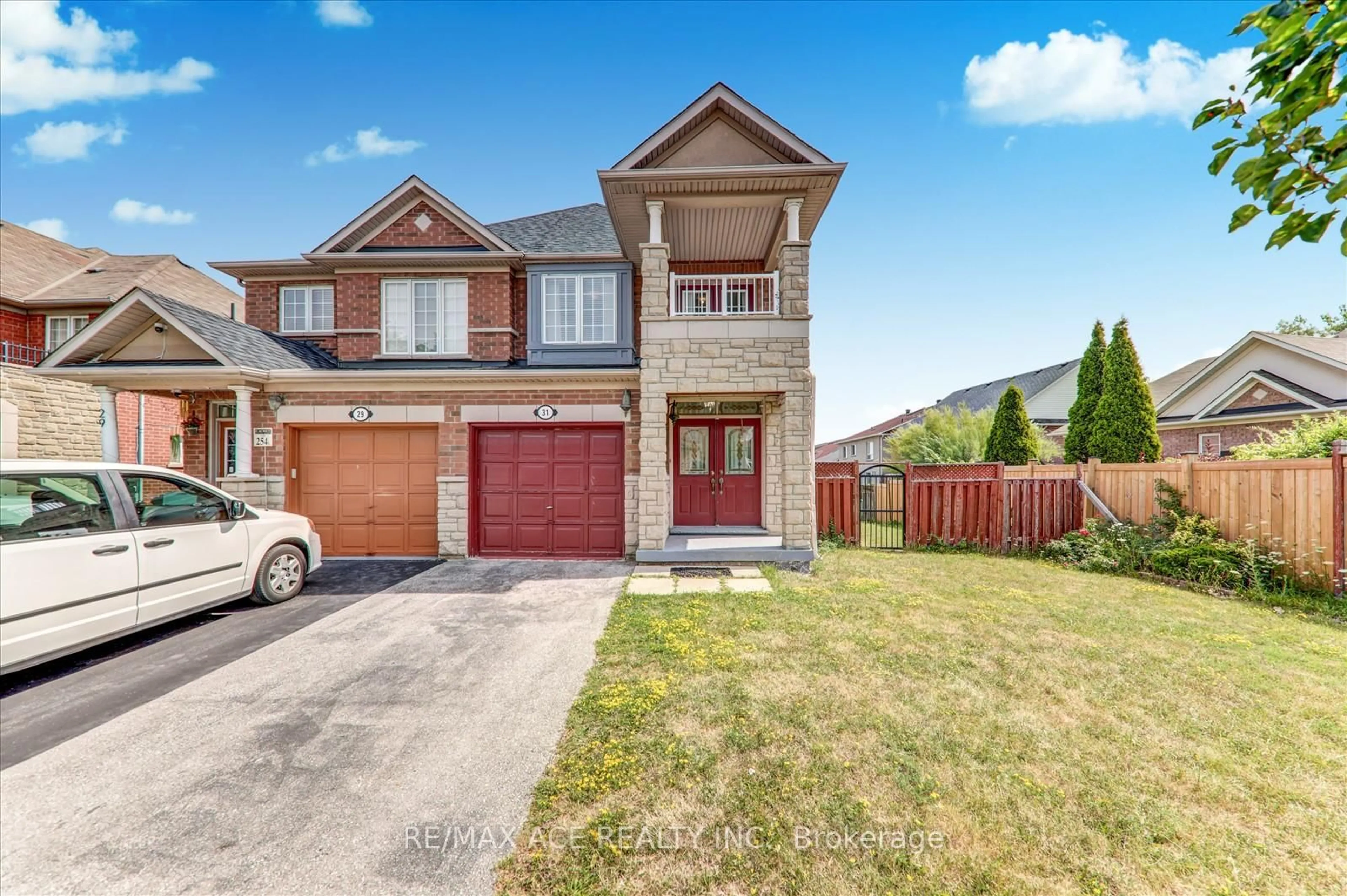 Home with brick exterior material, street for 31 Cherryplum Way, Brampton Ontario L6S 6J4