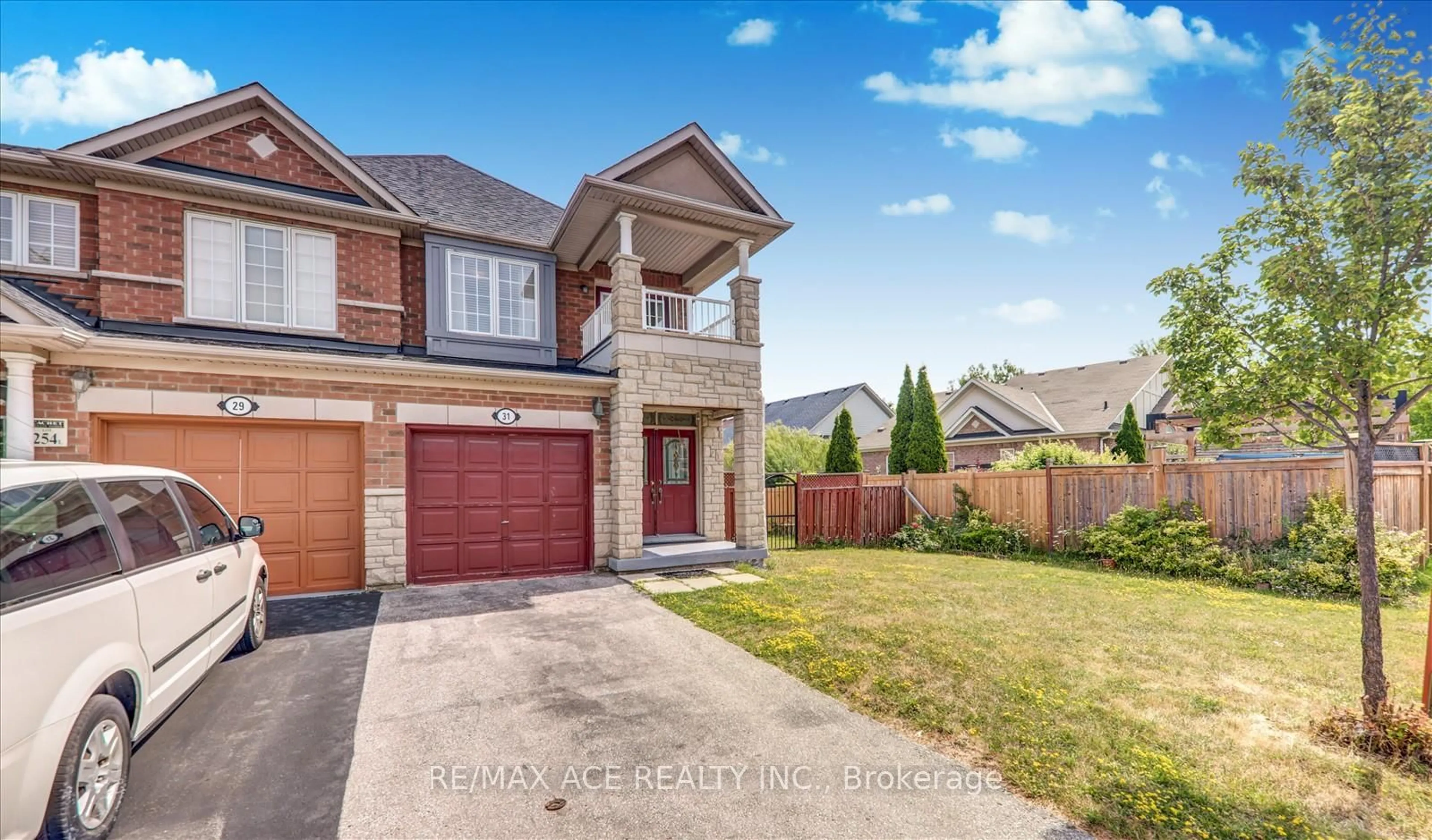 Home with brick exterior material, street for 31 Cherryplum Way, Brampton Ontario L6S 6J4