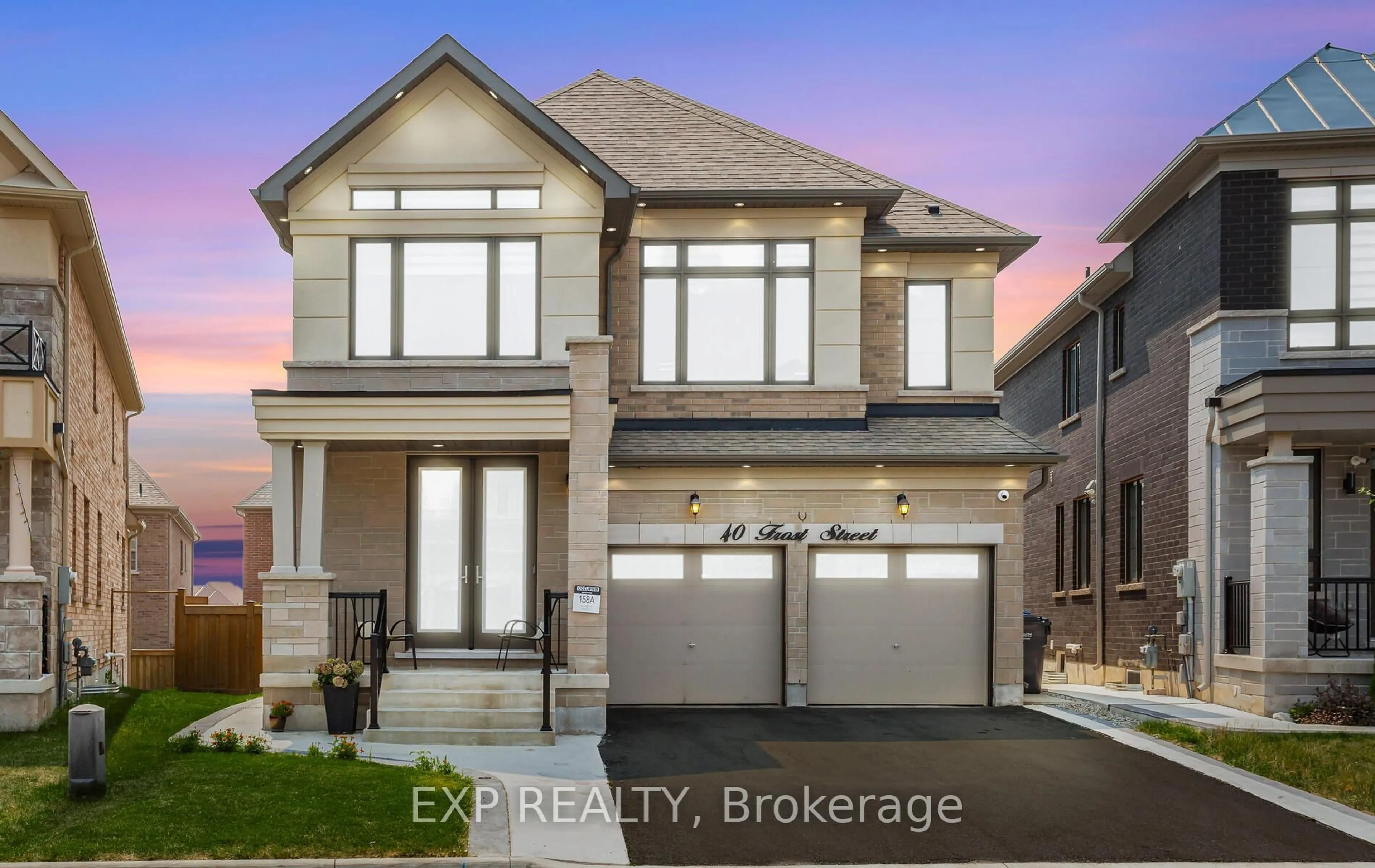 Home with brick exterior material, street for 40 Frost St, Brampton Ontario L6X 5R3