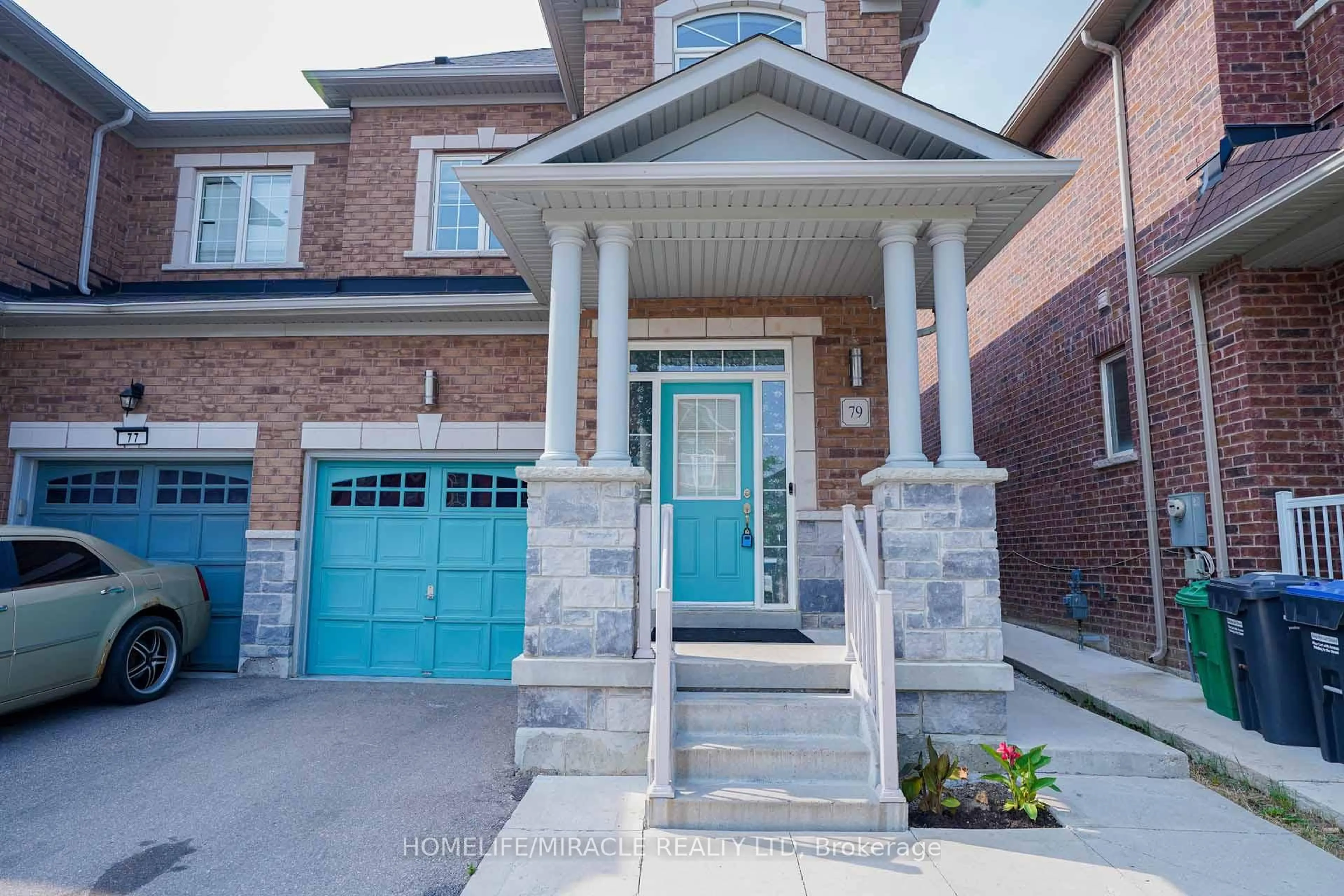 Home with brick exterior material, street for 79 Lesabre Cres, Brampton Ontario L6P 3Z9