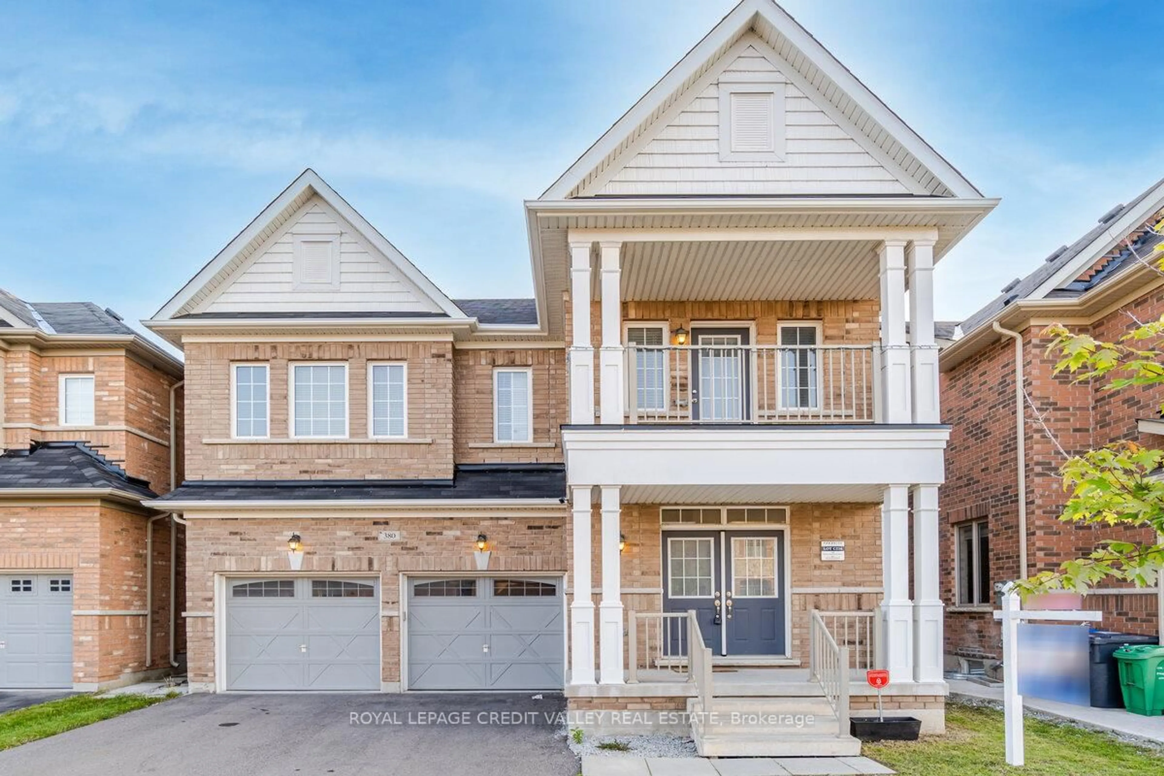 Home with brick exterior material, street for 380 Robert Parkinson Dr, Brampton Ontario L7A 4B8