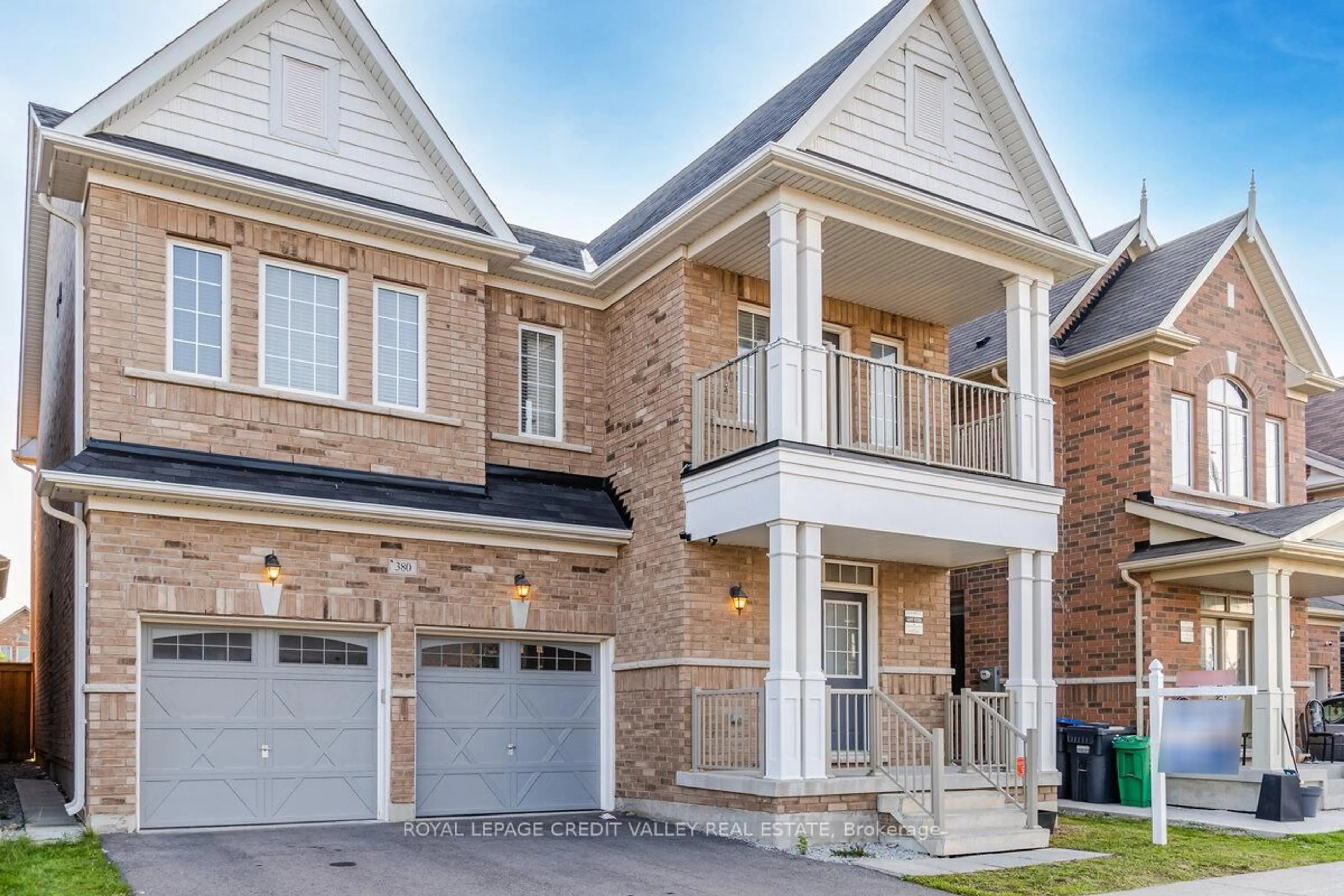 Home with brick exterior material, street for 380 Robert Parkinson Dr, Brampton Ontario L7A 4B8