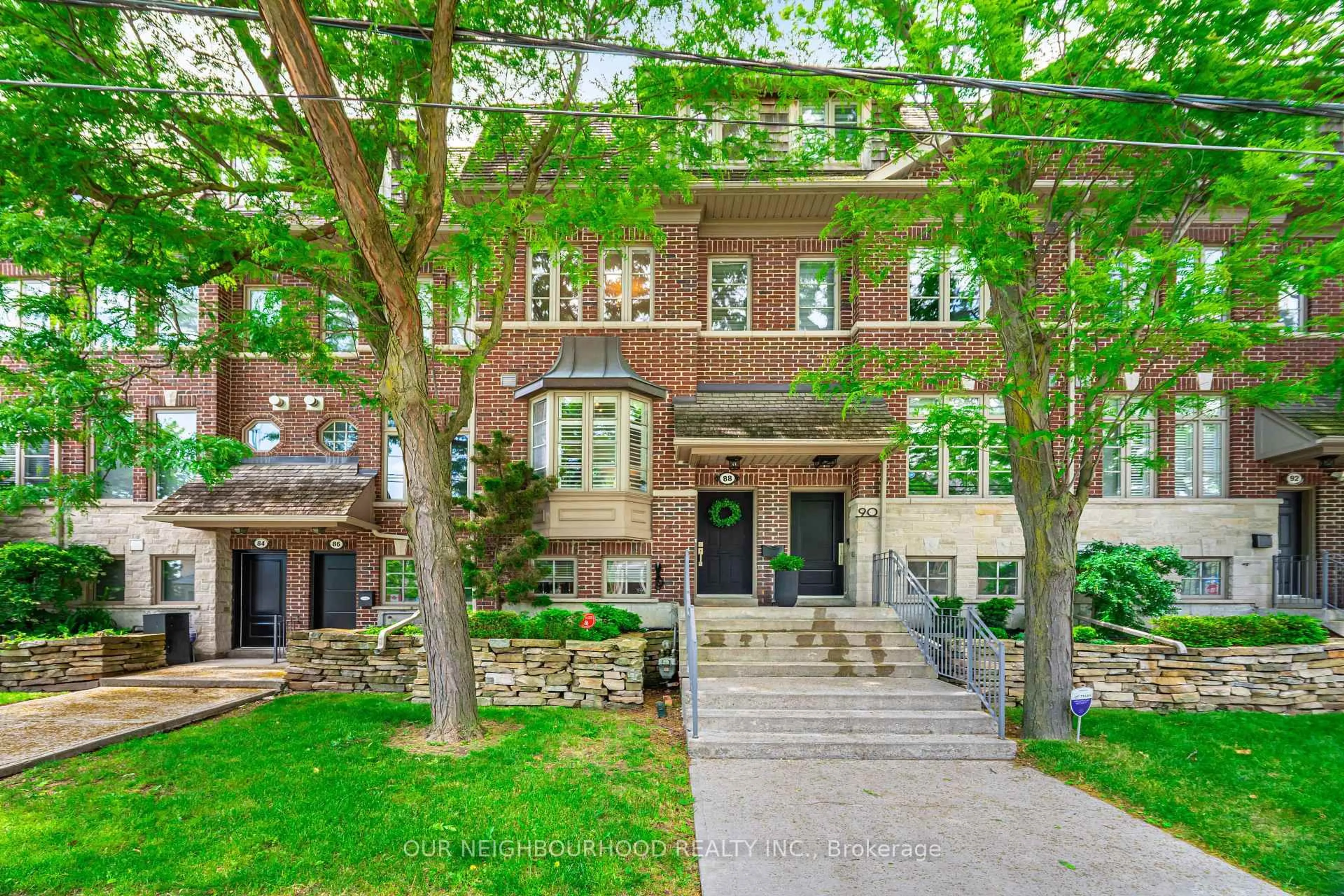 Home with brick exterior material, street for 88 Milton St, Toronto Ontario M8Y 2Y2