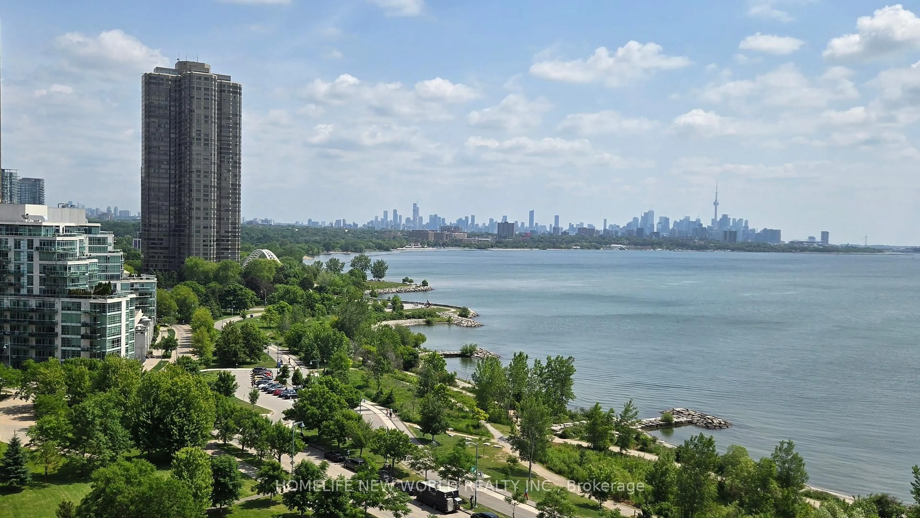 Patio, water/lake/river/ocean view for 58 Marine Parade Dr #1101, Toronto Ontario M8V 4G1