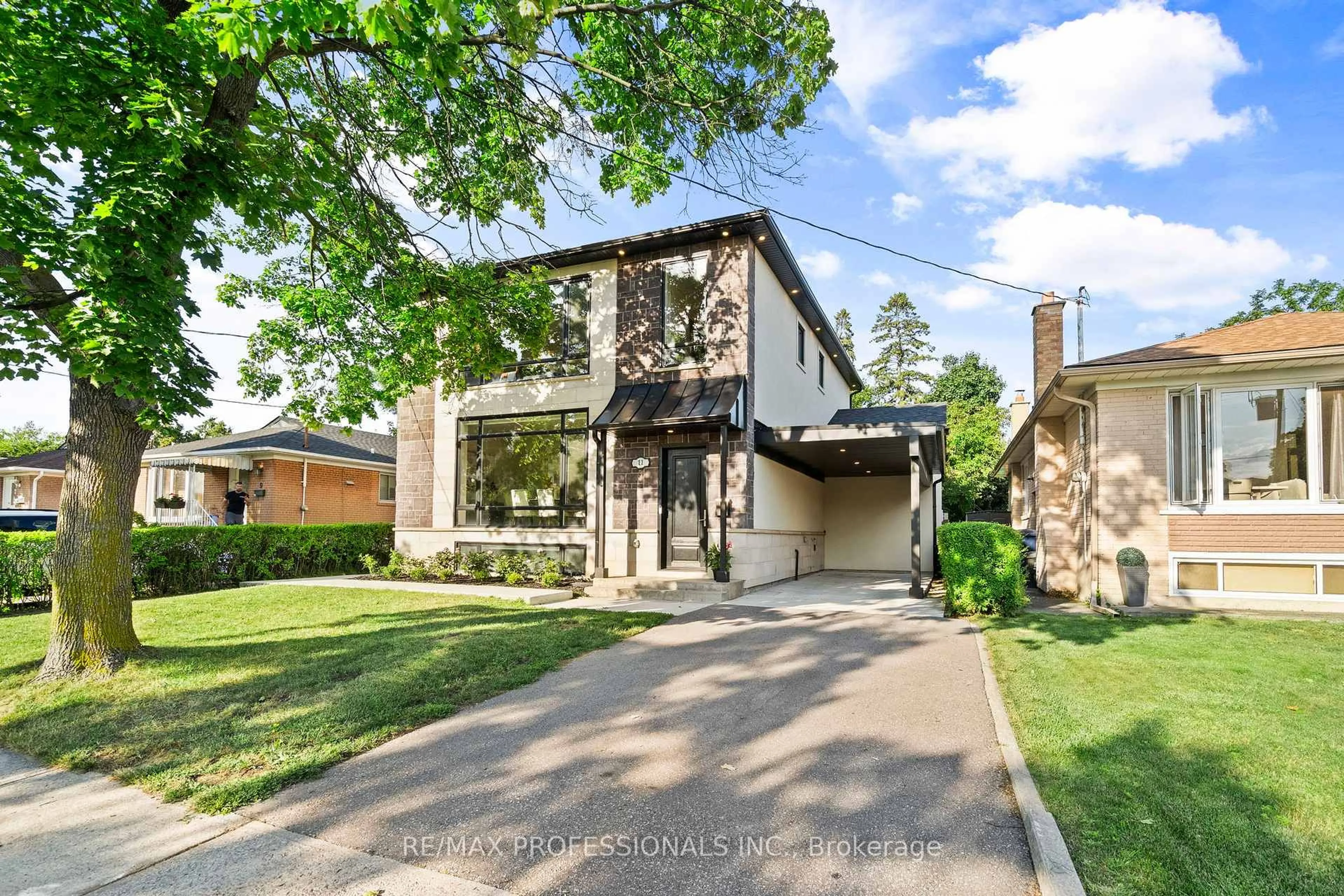 Home with brick exterior material, street for 11 Odessa Ave, Toronto Ontario M9C 4J7