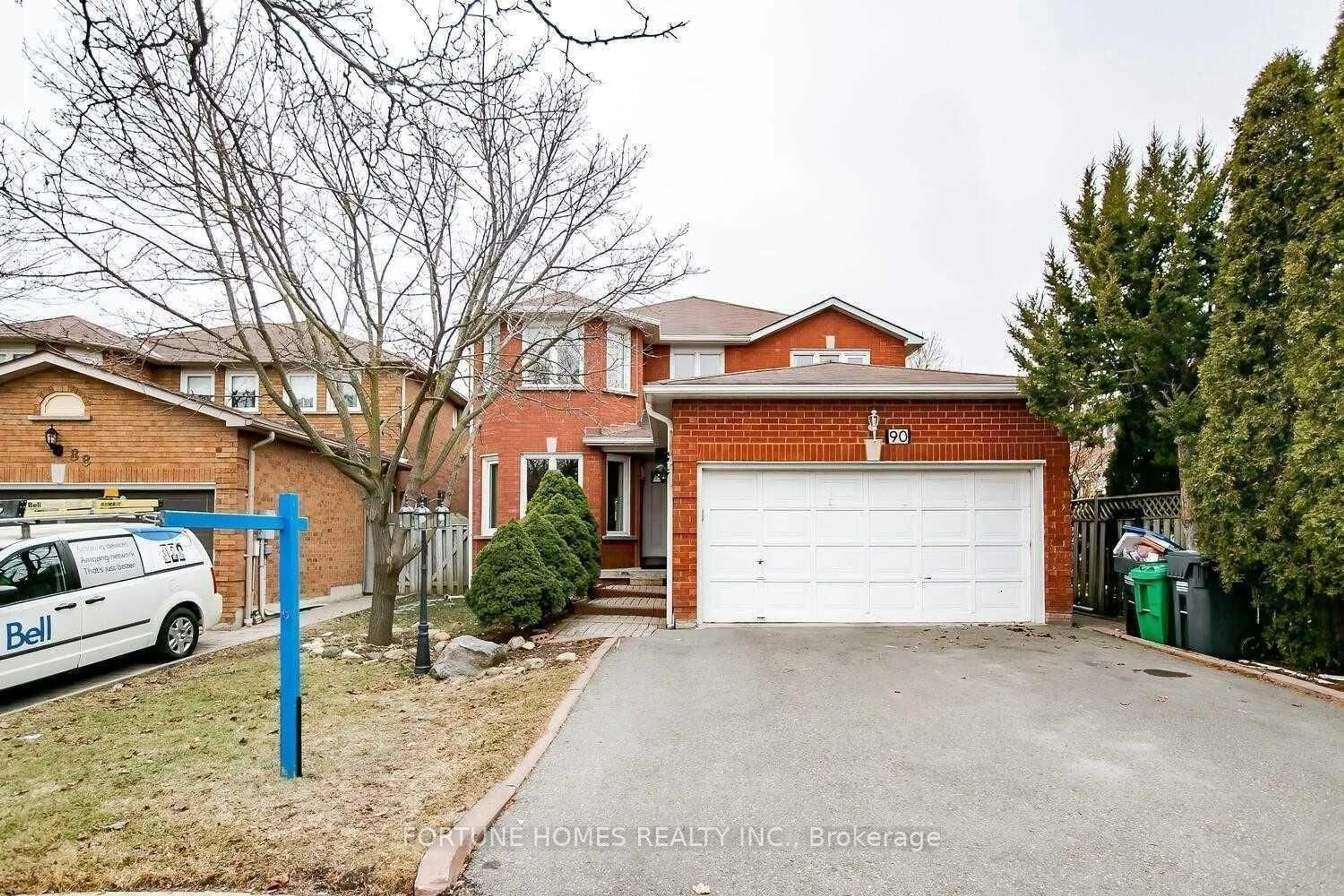 Home with brick exterior material, street for 90 Major William Sharpe Dr, Brampton Ontario L6X 3V1