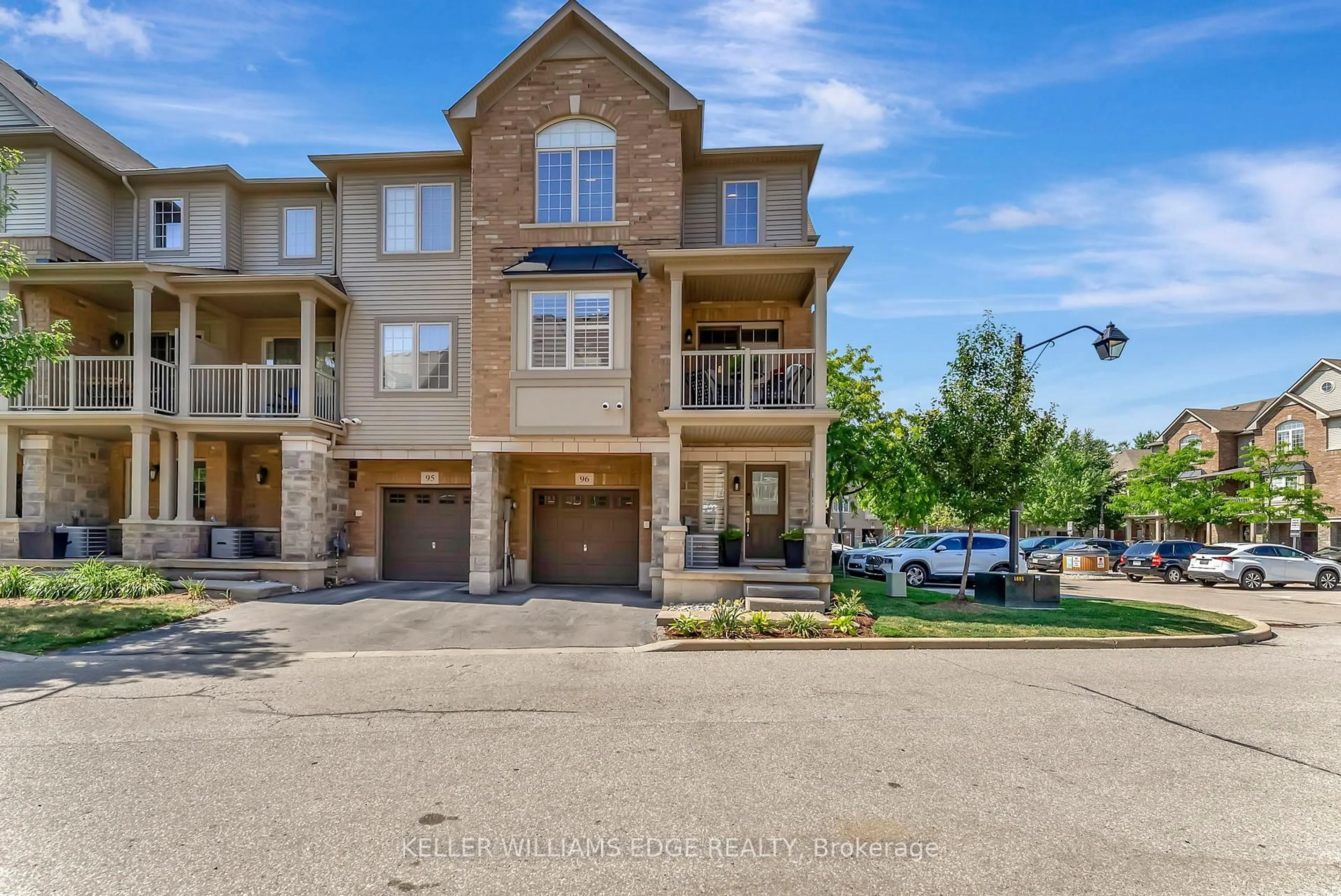 A pic from outside/outdoor area/front of a property/back of a property/a pic from drone, unknown for 1401 Plains Rd #96, Burlington Ontario L7R 0C2