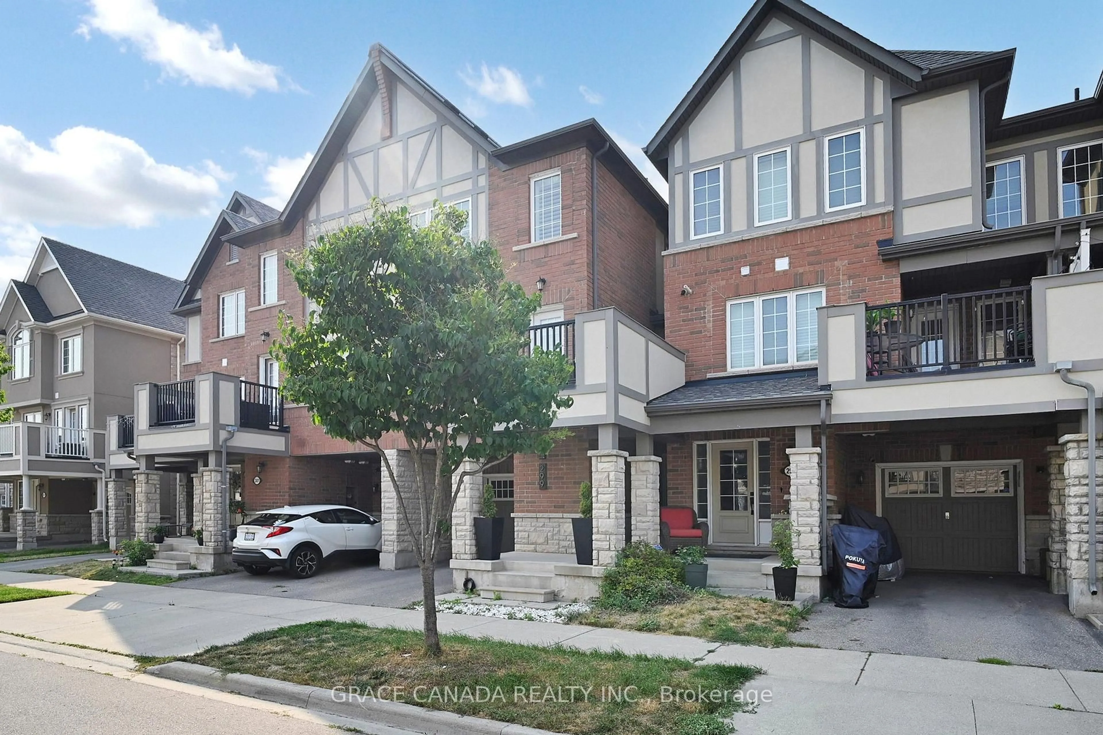Home with brick exterior material, street for 299 Jemima Dr, Oakville Ontario L6M 0V6
