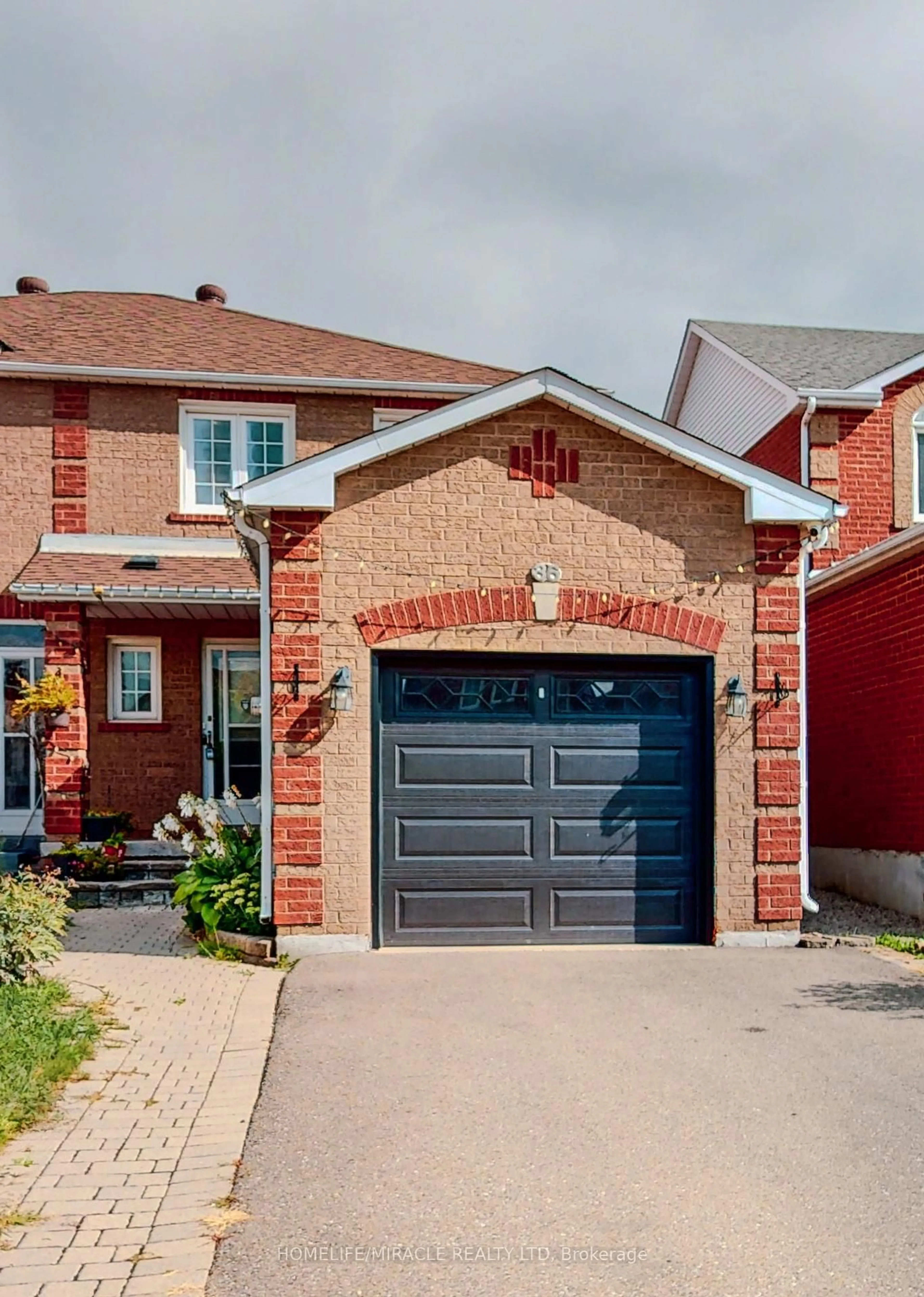 Home with brick exterior material, street for 36 Mannel Cres, Brampton Ontario L6Y 5E2