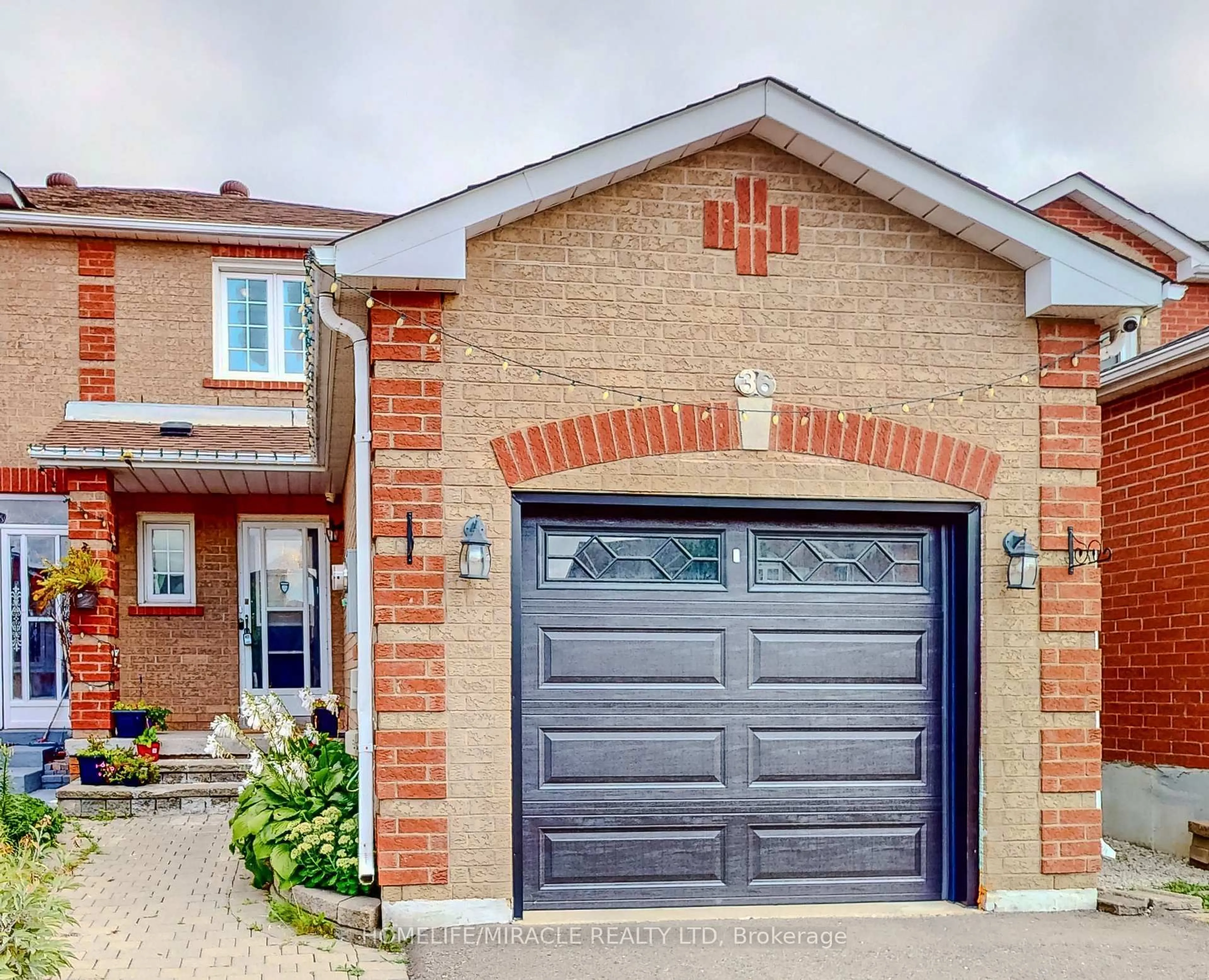Home with brick exterior material, street for 36 Mannel Cres, Brampton Ontario L6Y 5E2