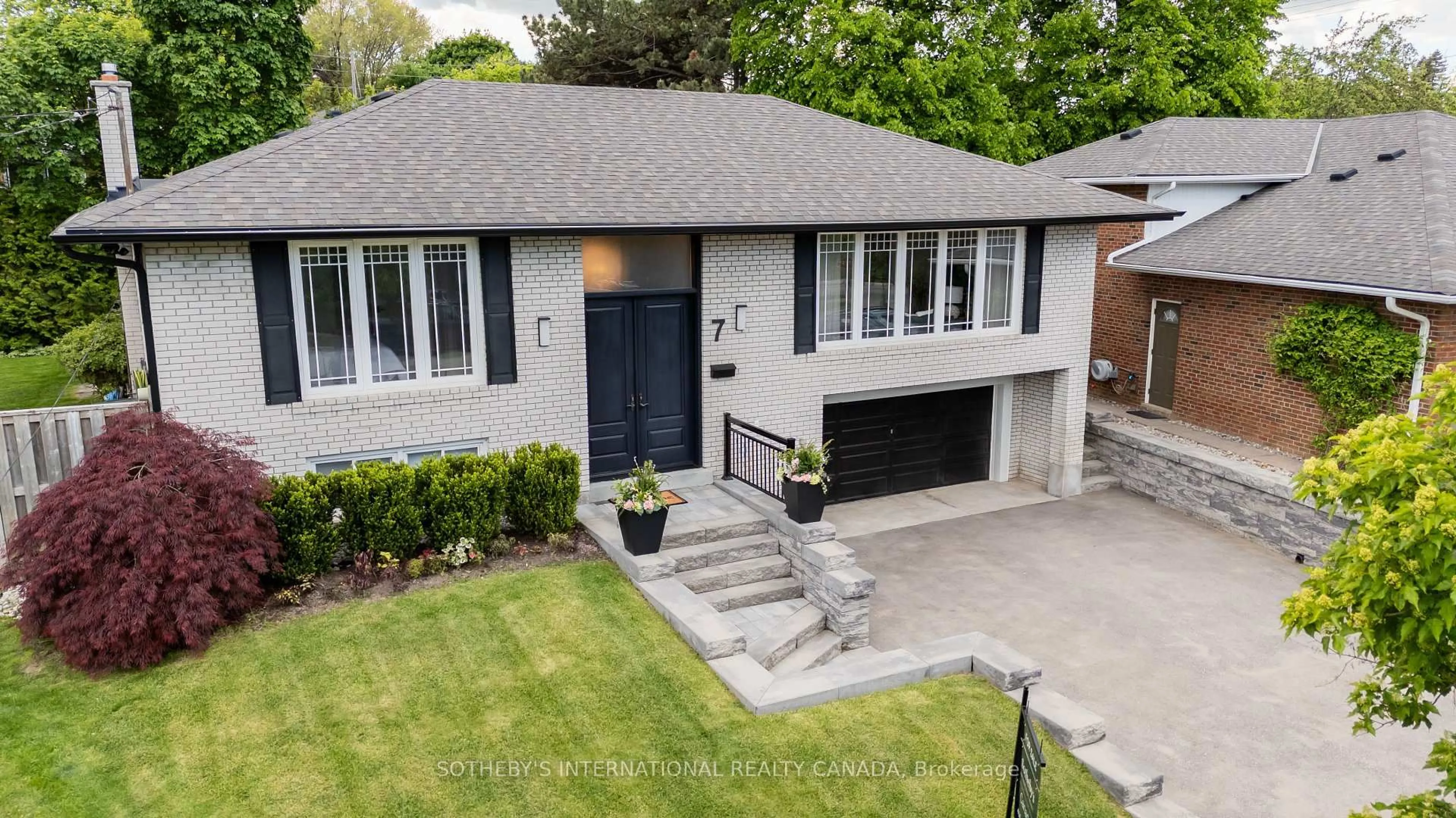 Home with brick exterior material, street for 7 Welbrooke Pl, Toronto Ontario M9B 5A3
