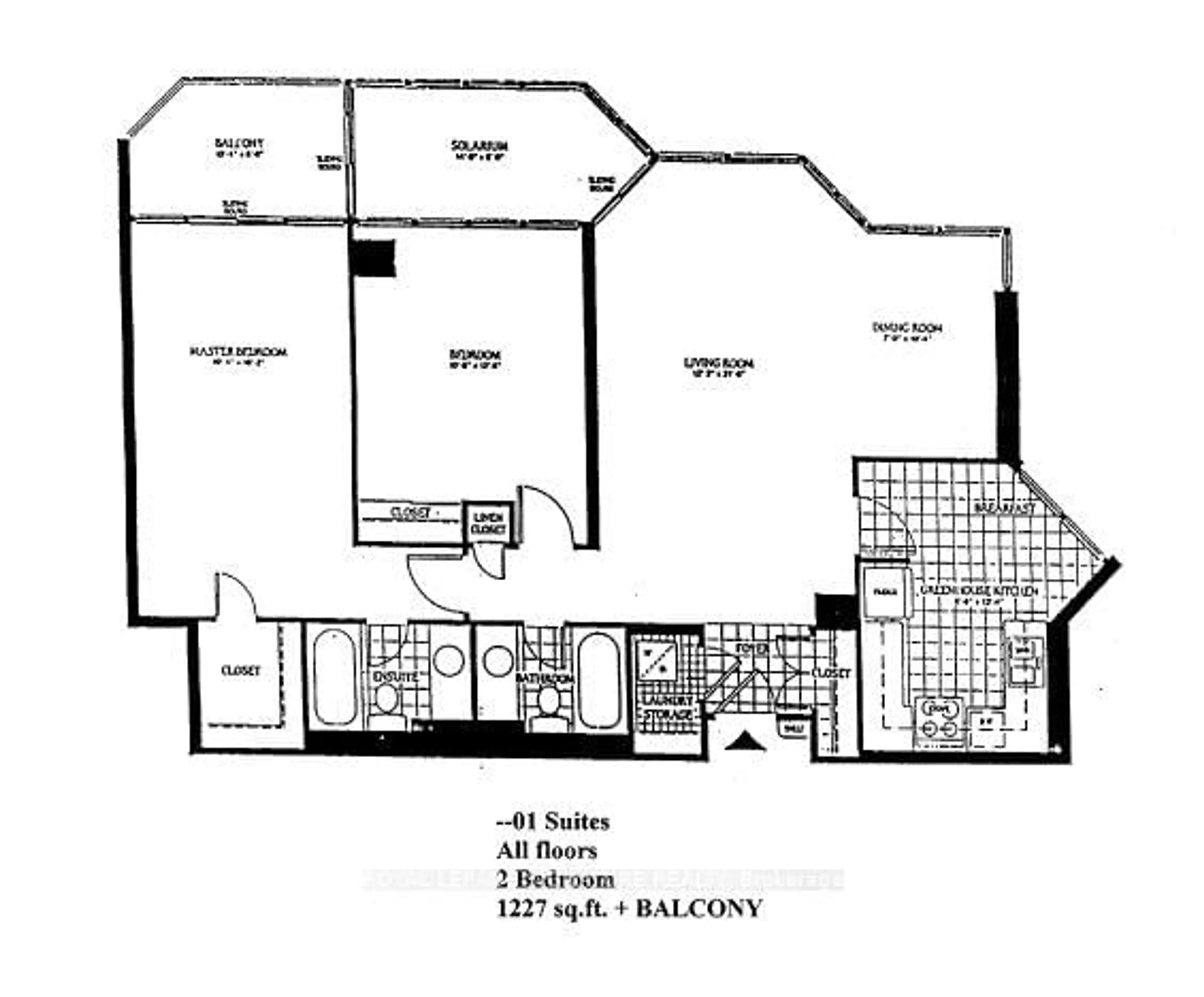 Floor plan for 55 Kingsbridge Garden Circ #1501, Mississauga Ontario L5R 1Y1
